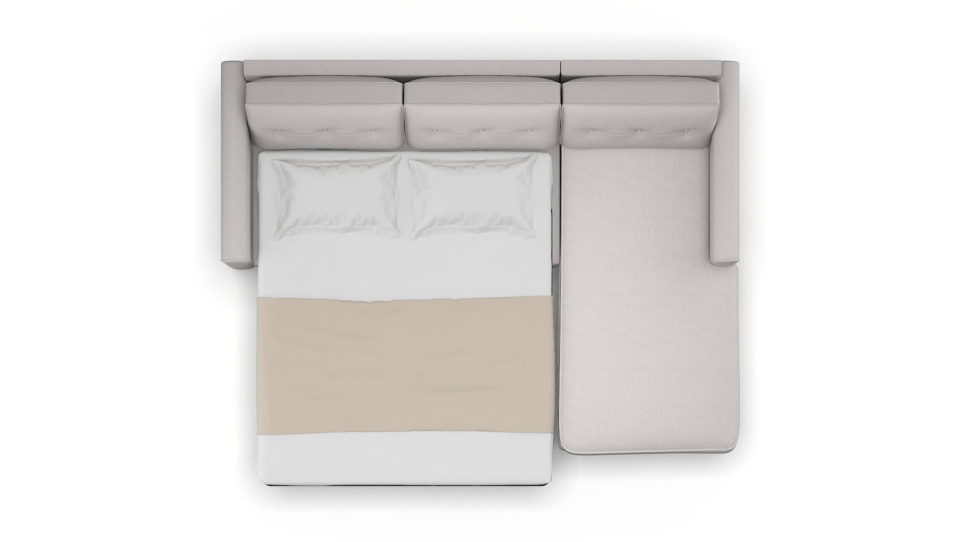 Rio Cosmo Silver Panel Sleeper Espresso legs 3