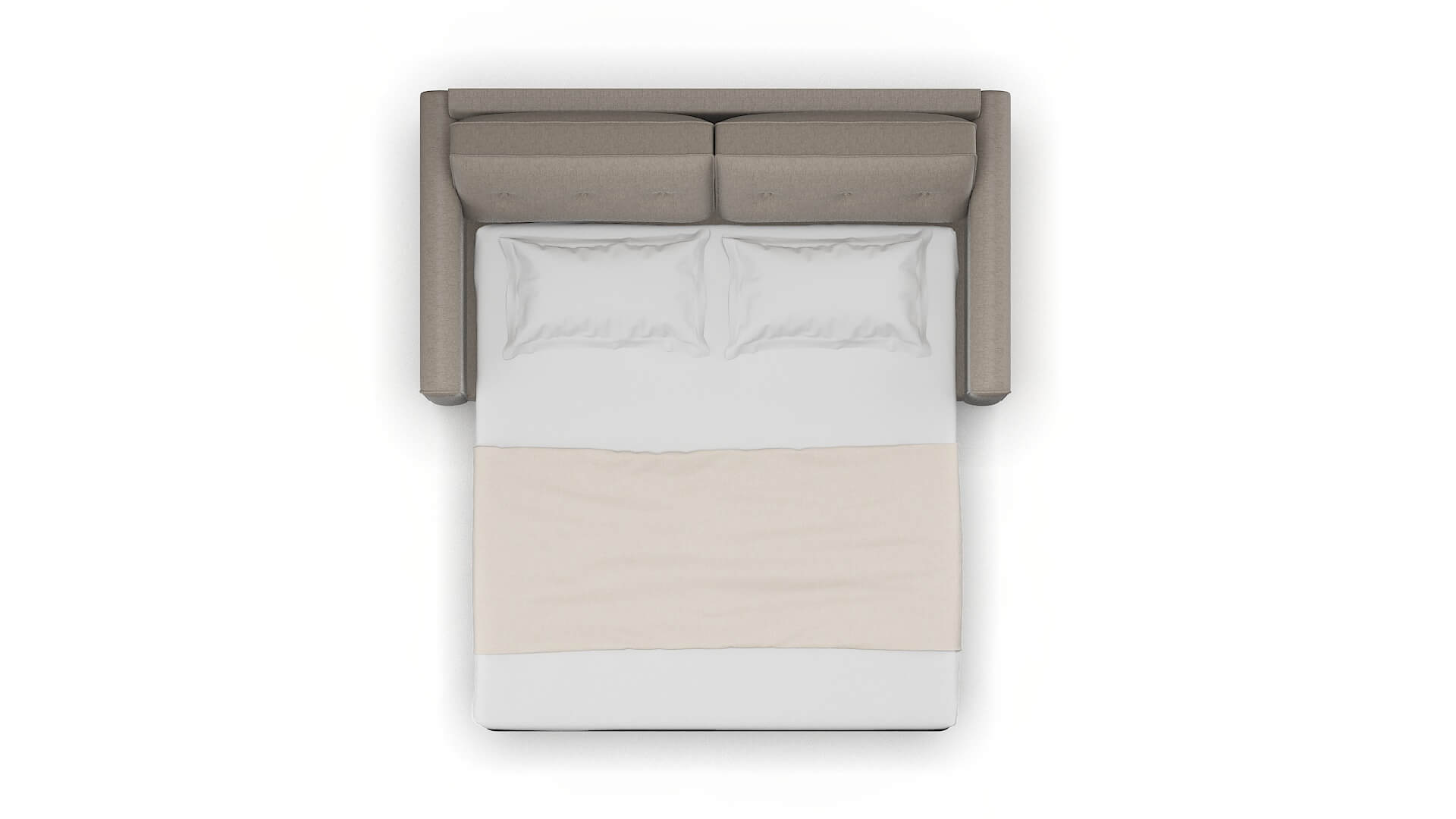 Rio Cosmo Taupe Sofa Sleeper Espresso legs 3