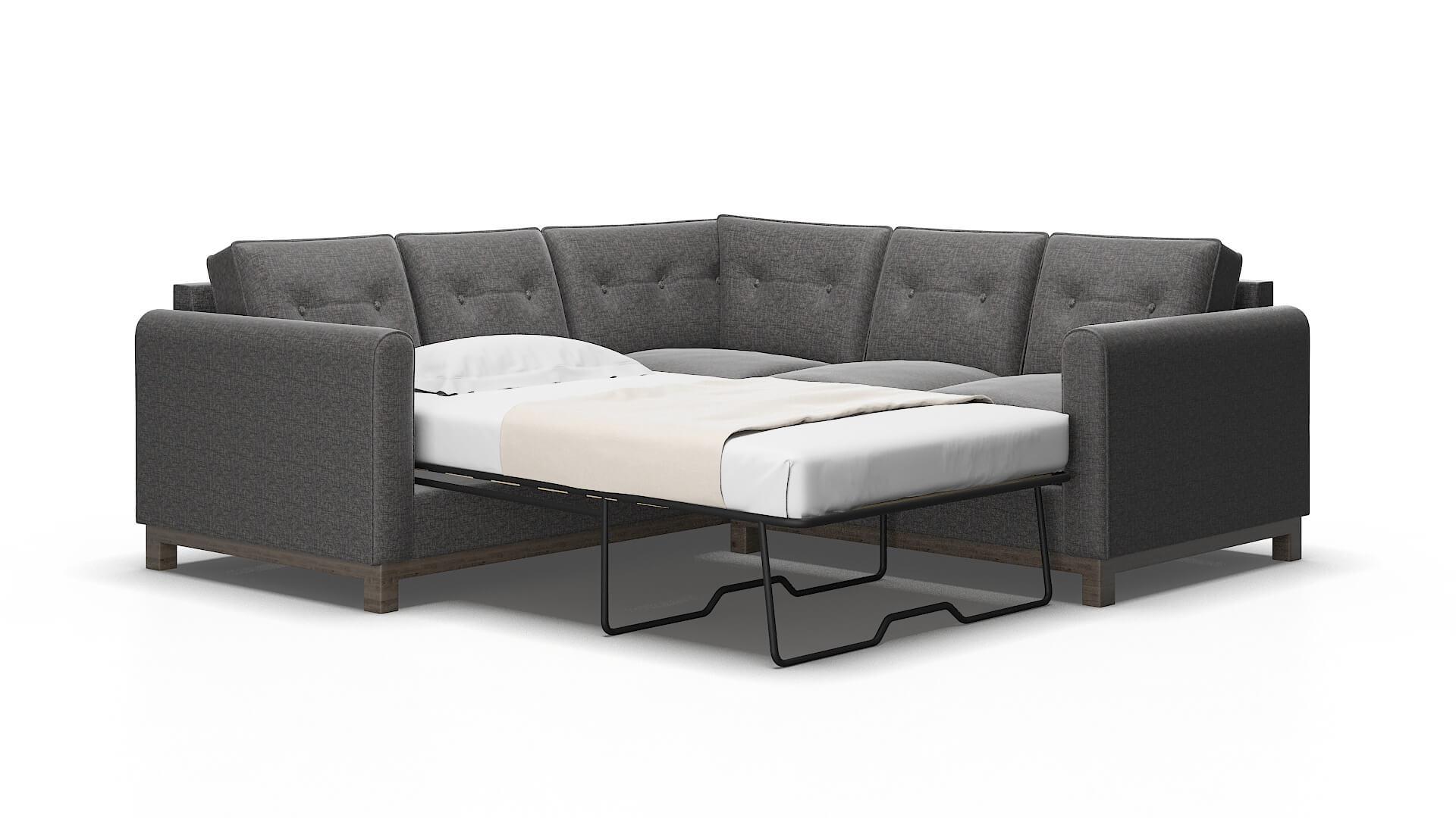 Rio Curious Eclipse Sectional Sleeper Espresso legs 2