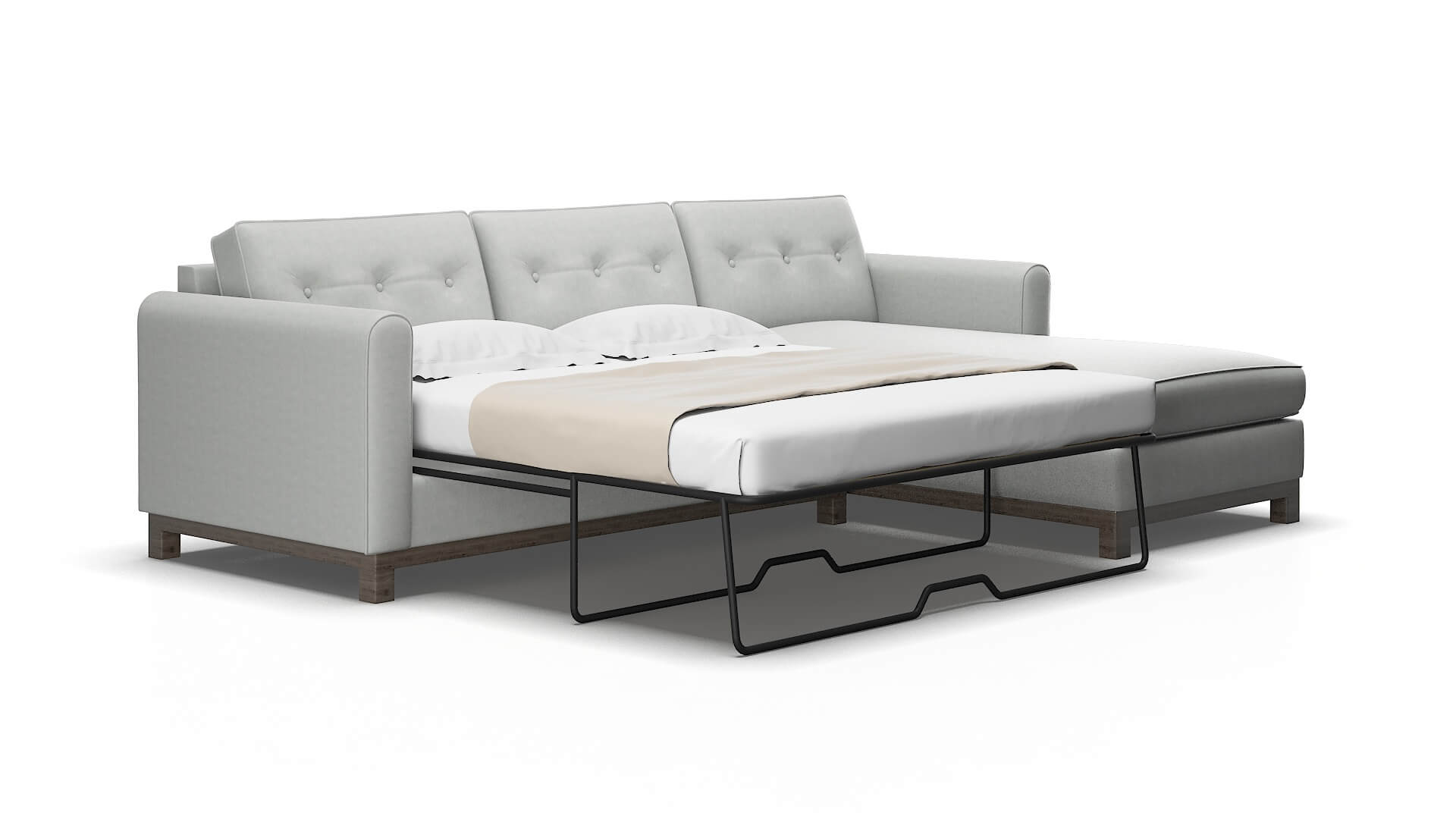 Rio Dawson platinum Panel sleeper Espresso Legs  2