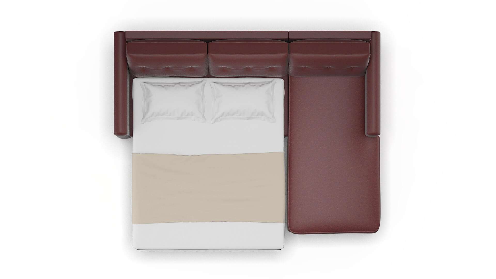 Rio Derby Berry Panel Sleeper Espresso legs 3