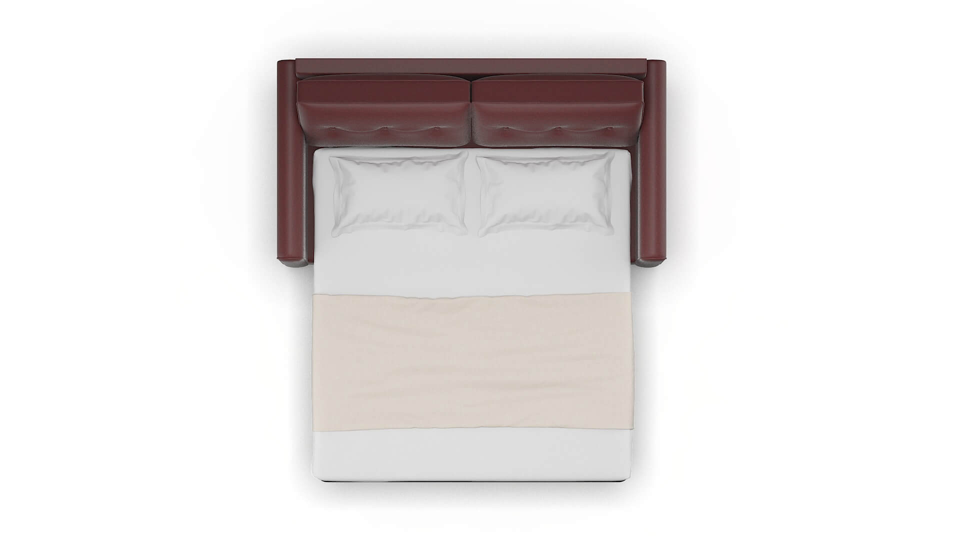 Rio Derby Berry Sofa Sleeper Espresso legs 3