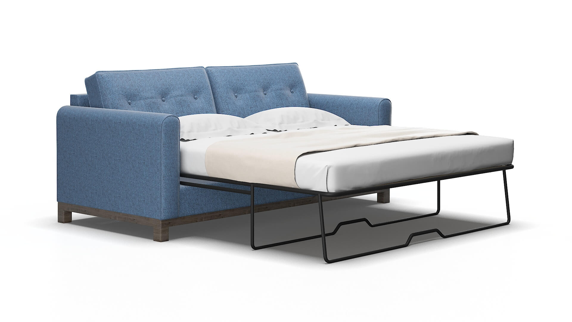 Rio Derby navy Sofa sleeper Espresso Legs  2