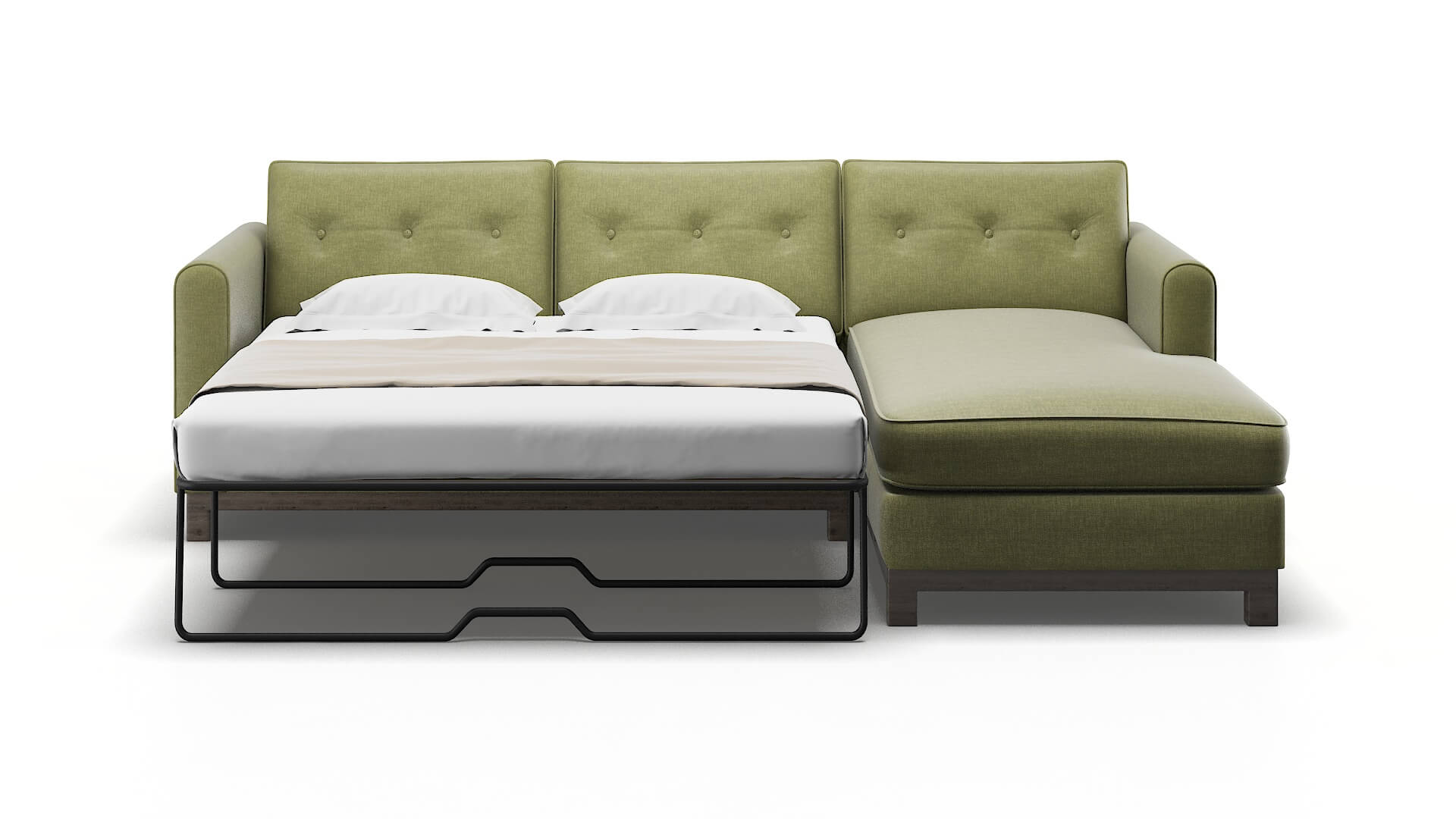 Rio Durham Lime Panel Sleeper Espresso legs 1