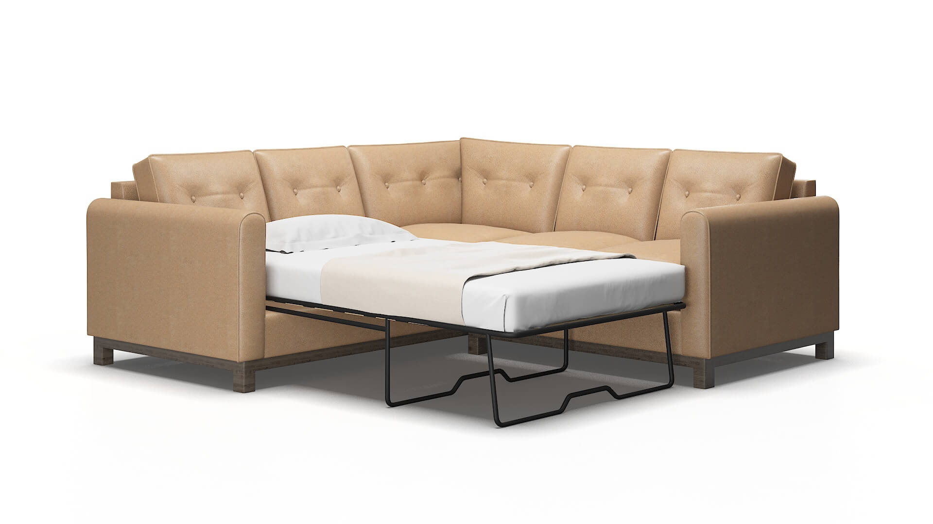 Rio Ford dune Sectional sleeper Espresso Legs  2