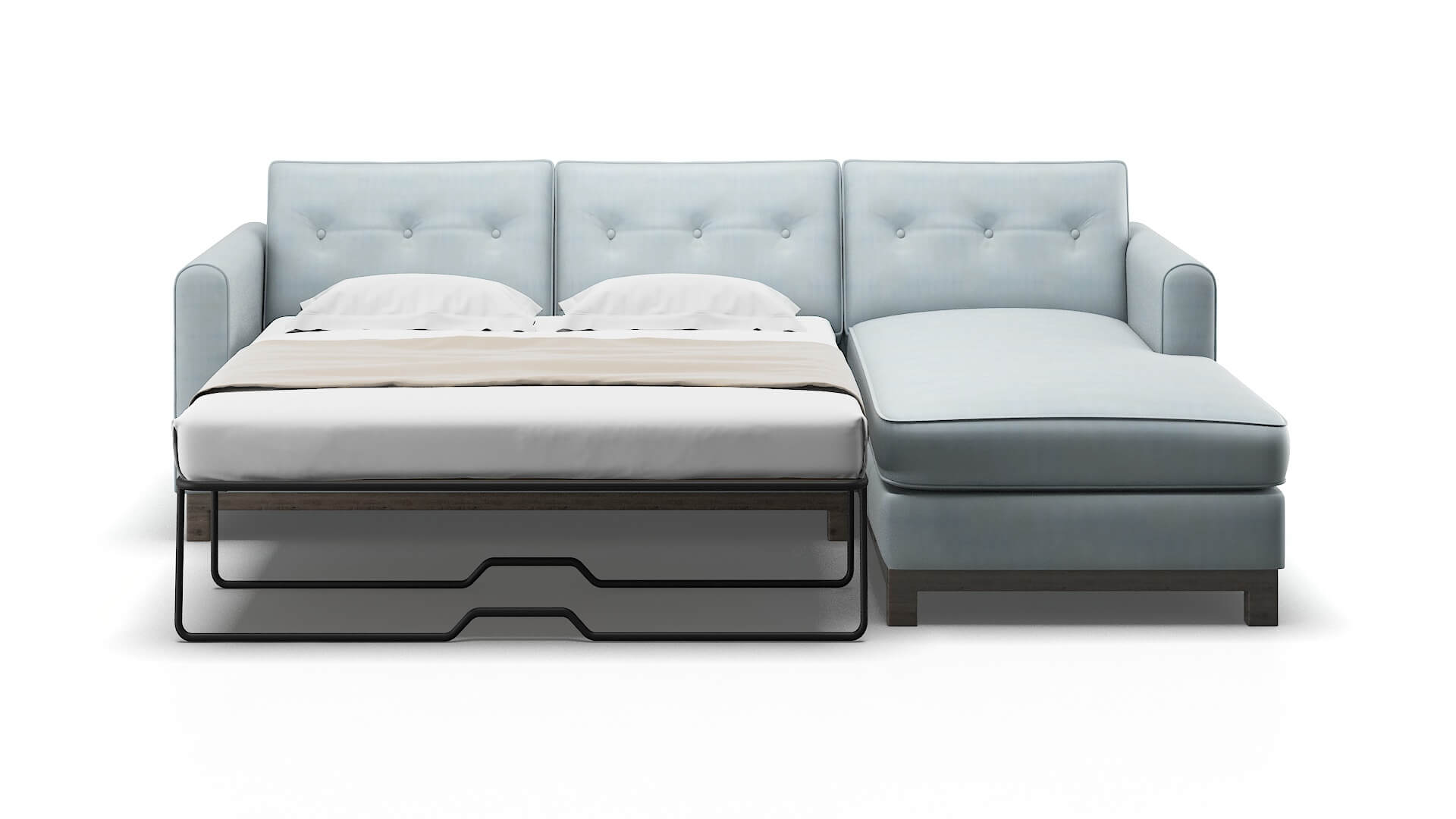 Rio Hathaway Aqua Panel Sleeper Espresso legs 1