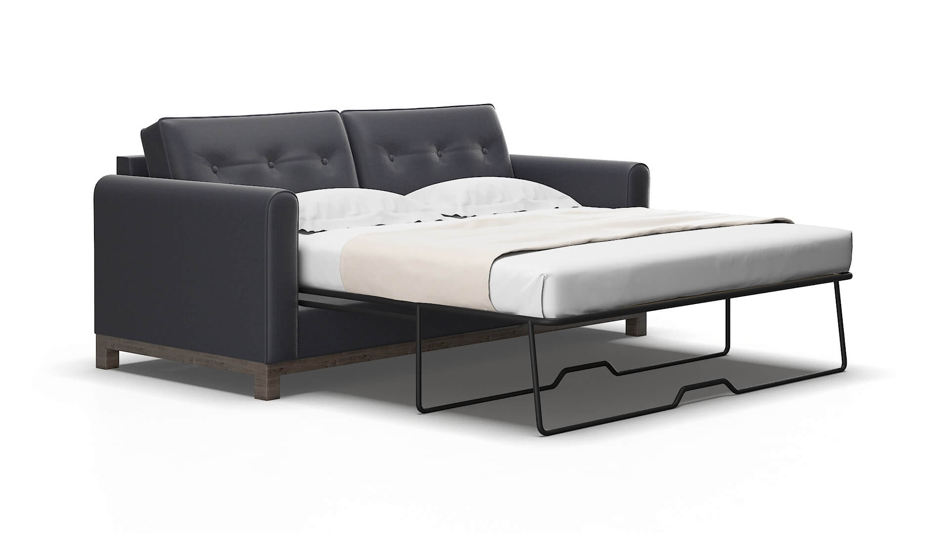 Rio Hepburn_hrp deep_sea Sofa sleeper Espresso Legs  2
