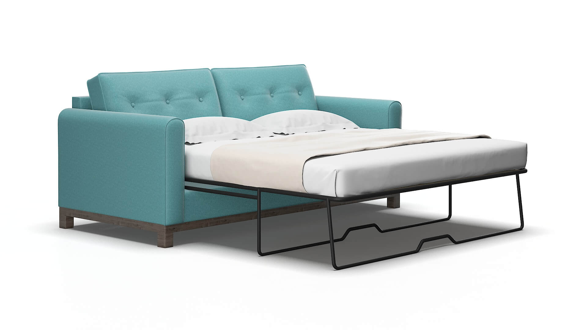 Rio Hepburn_hrp Emerald Sofa Sleeper Espresso legs 2