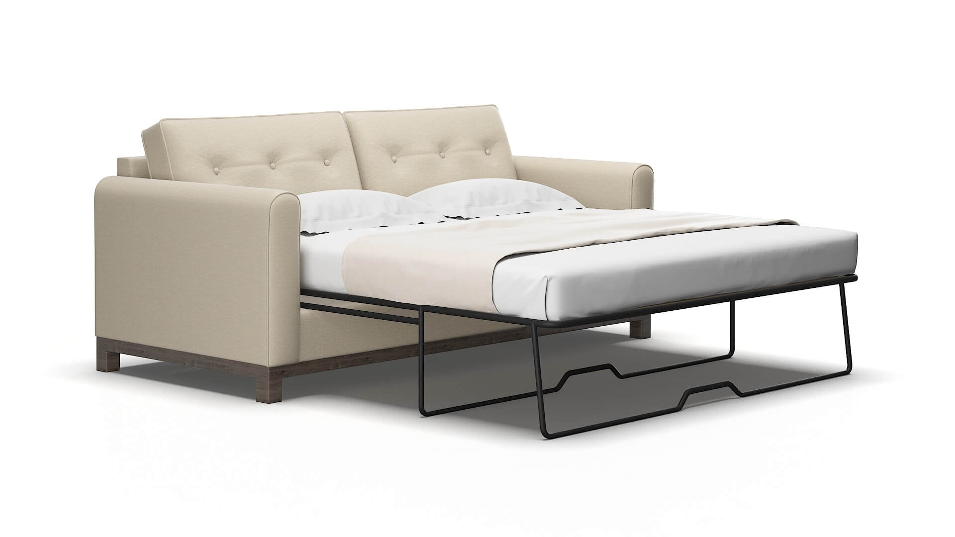 Rio Insight barley Sofa sleeper Espresso Legs  2