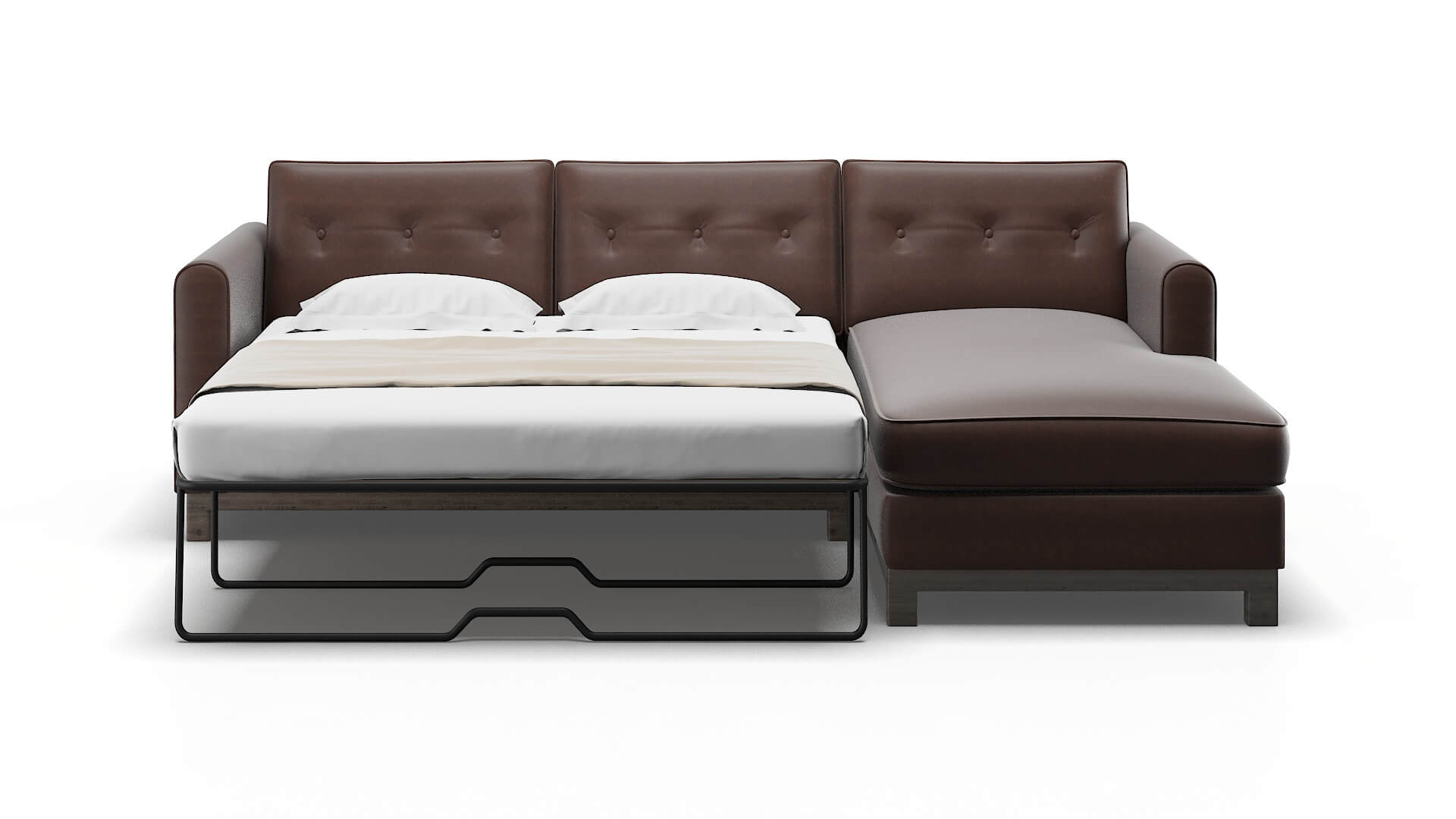 Rio Insight Cafe Panel Sleeper Espresso legs 1