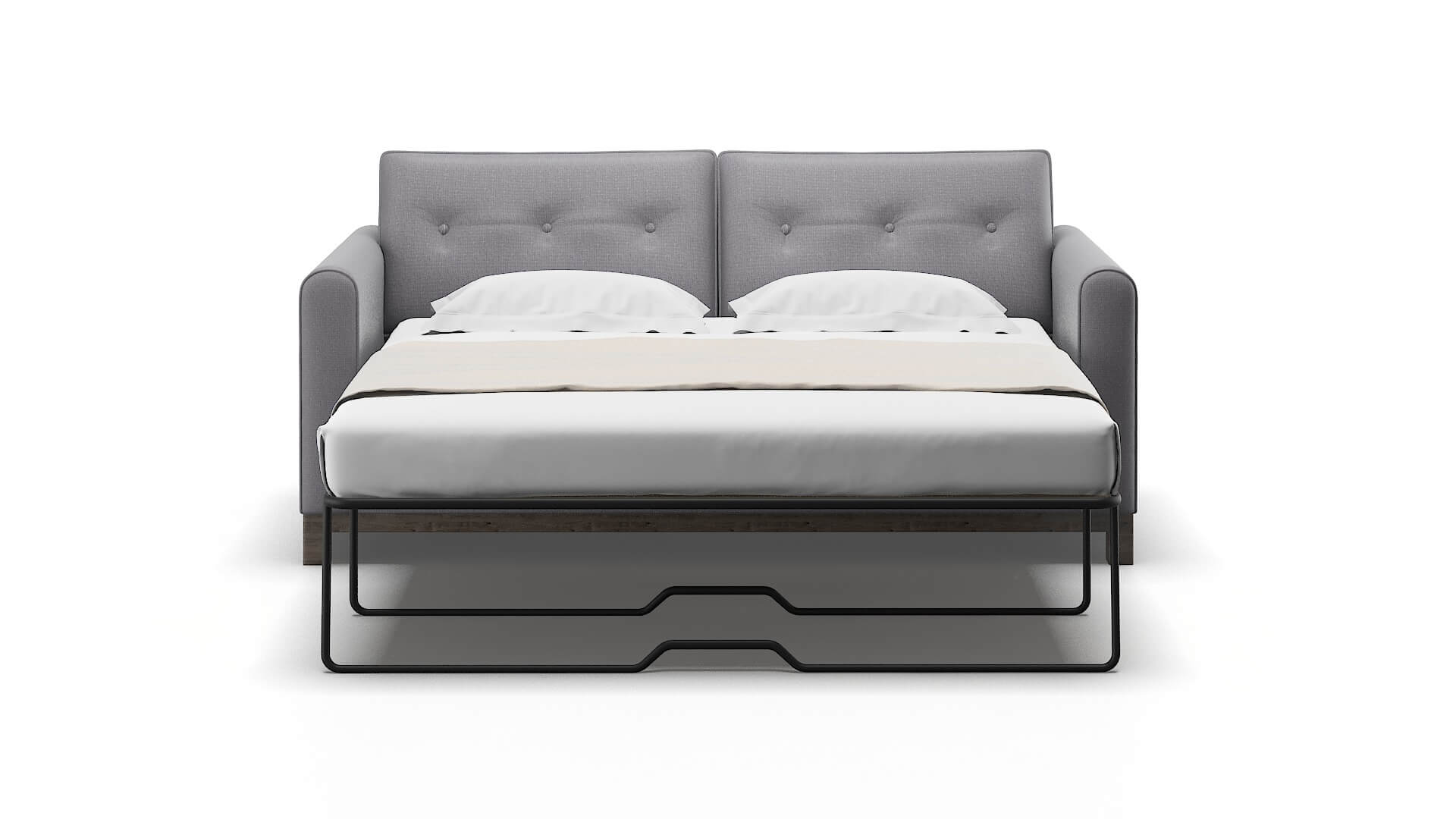 Rio Insight Denim Sofa Sleeper Espresso legs 1