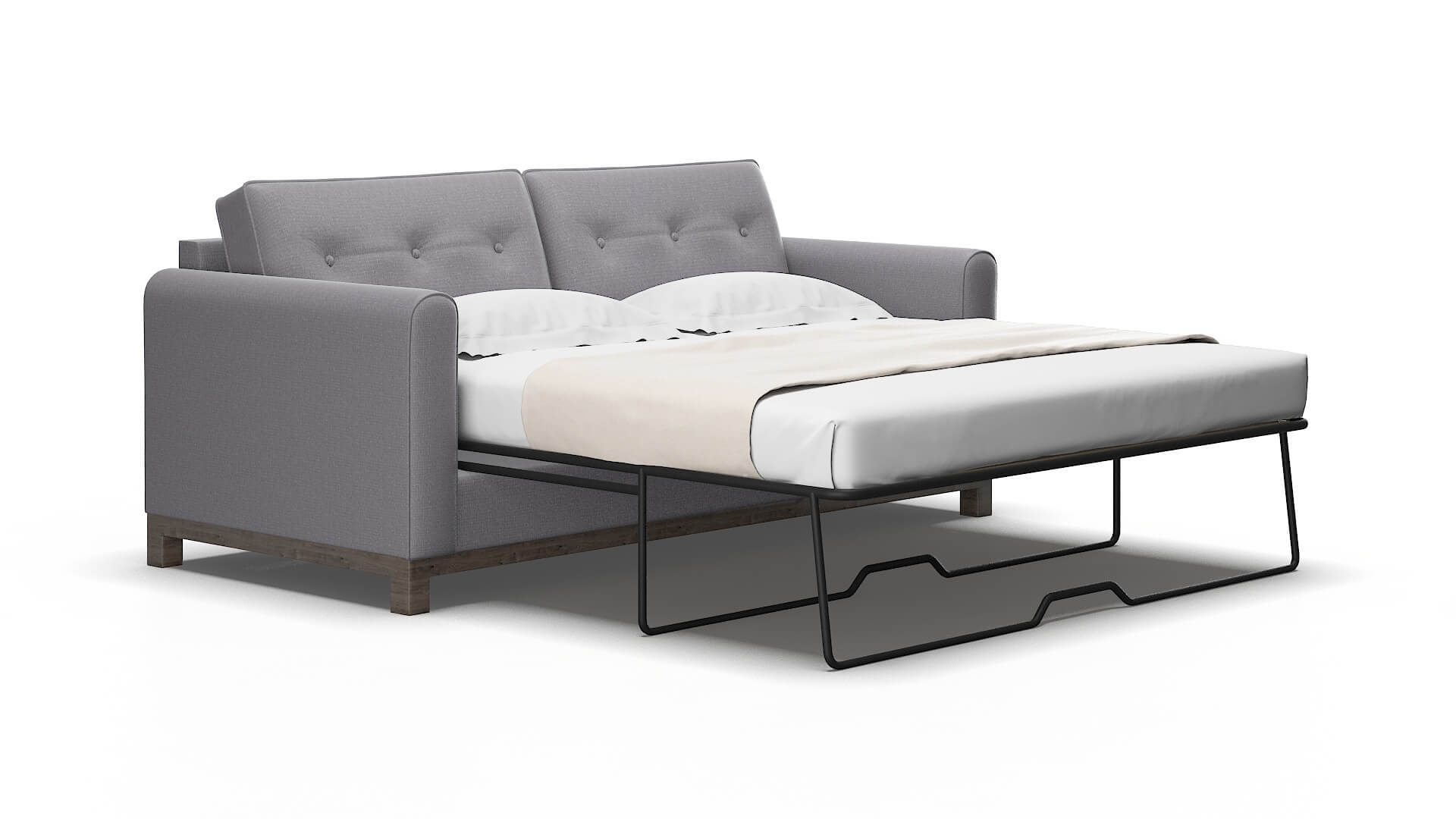 Rio Insight denim Sofa sleeper Espresso Legs  2