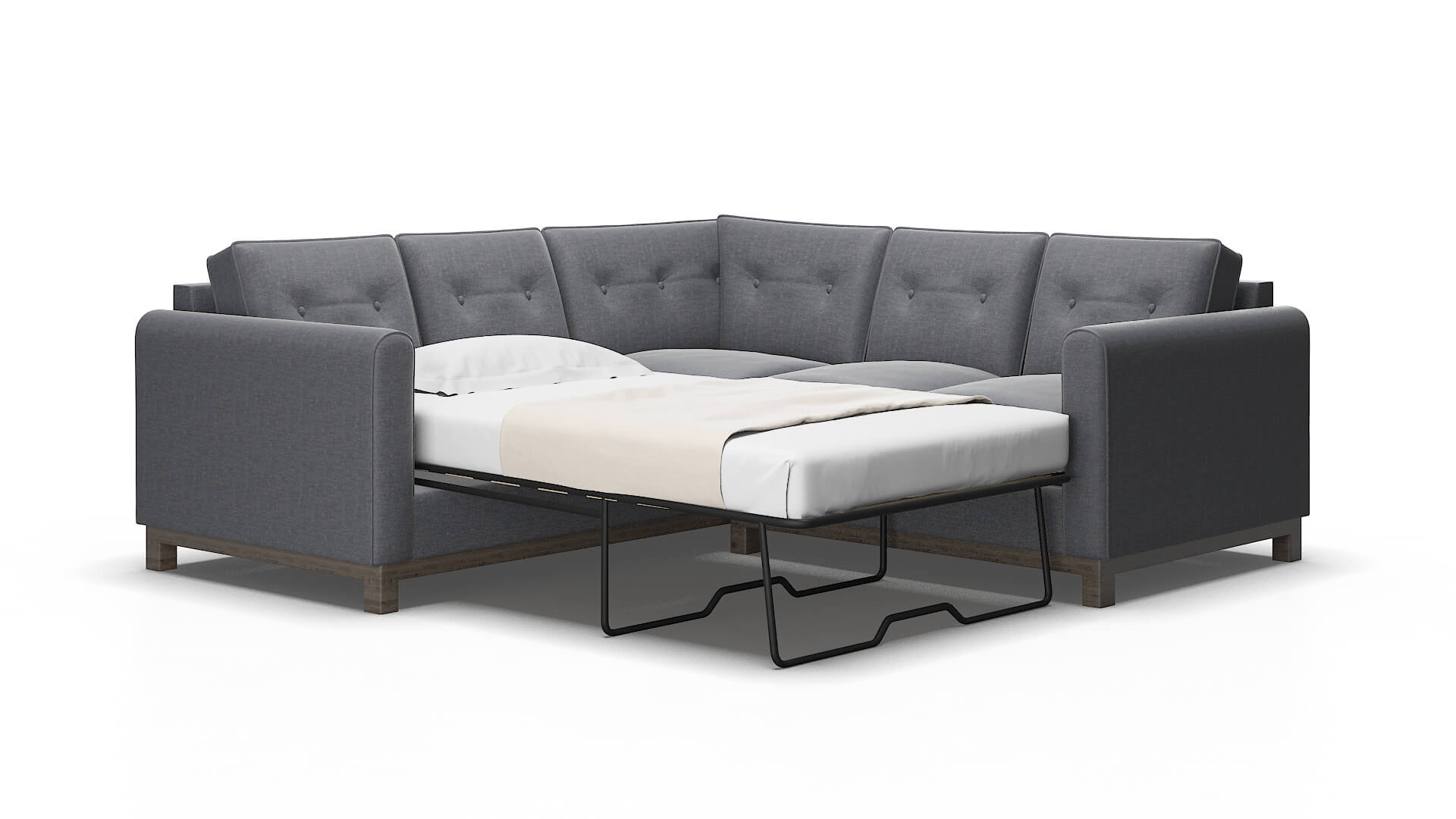 Rio Keylargo graphite Sectional sleeper Espresso Legs  2