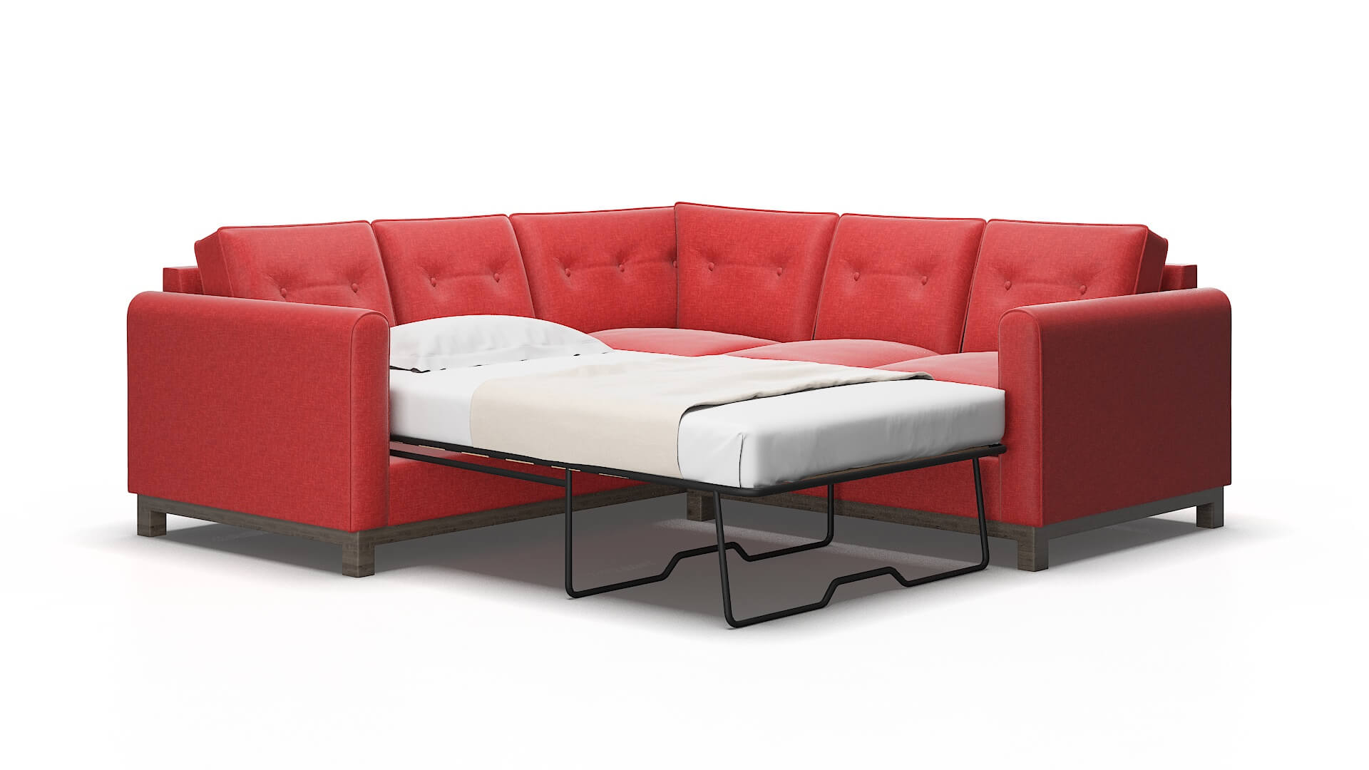 Rio Keylargo Ruby Sectional Sleeper Espresso legs 2
