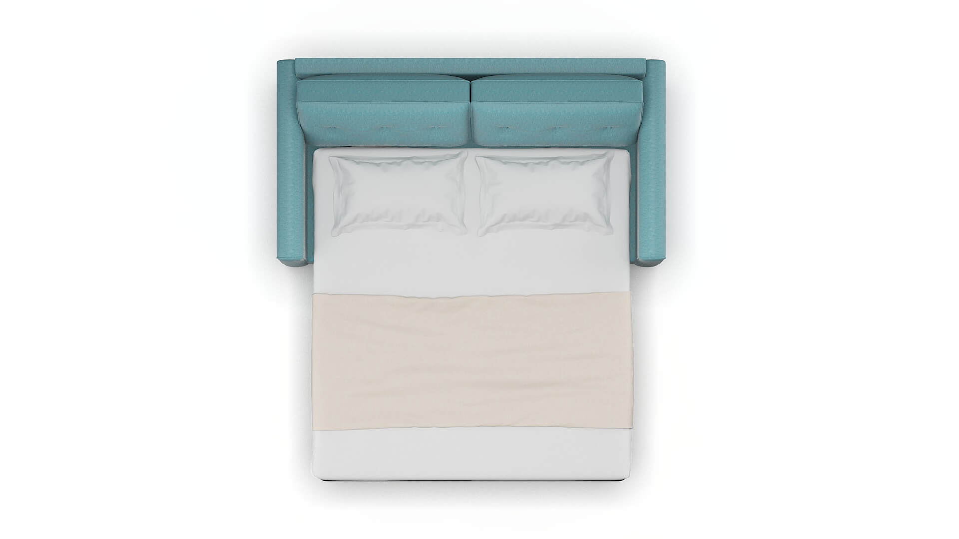 Rio Lana Peacock Sofa Sleeper Espresso legs 3