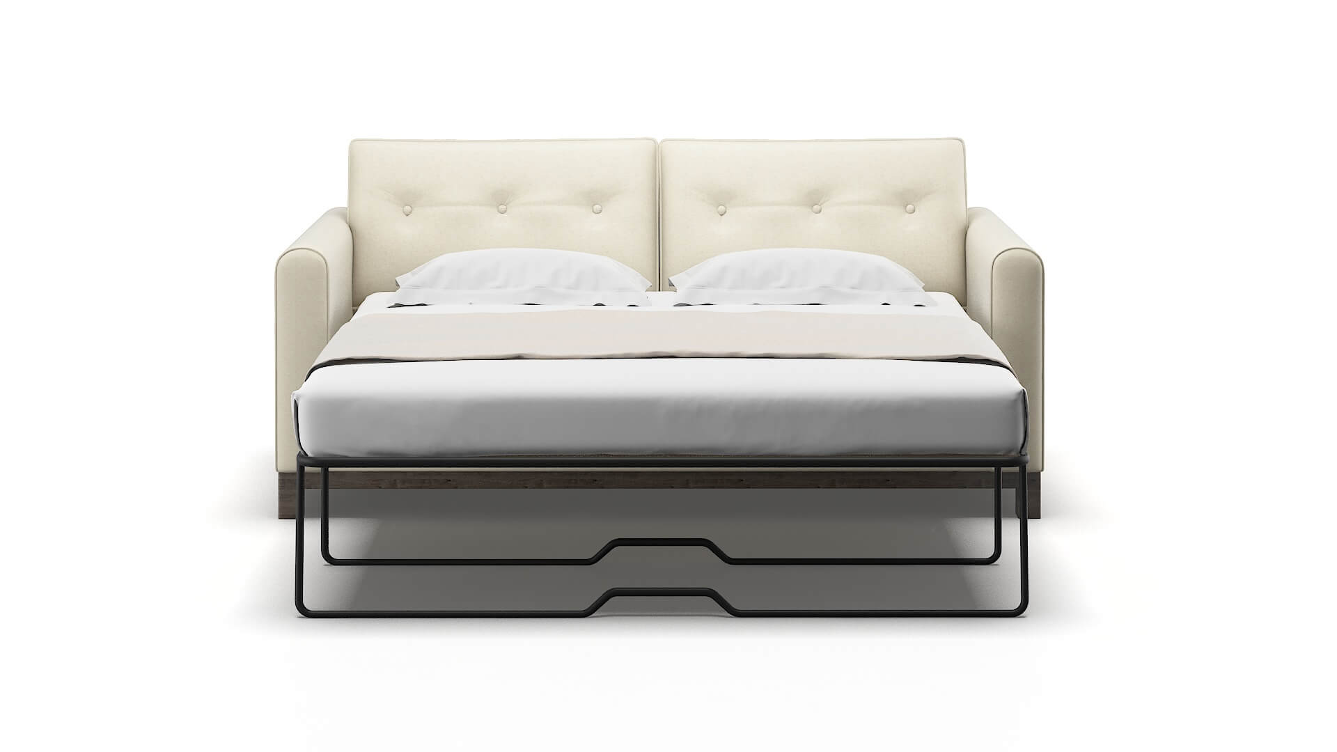 Rio Lana Sand Sofa Sleeper Espresso legs 1