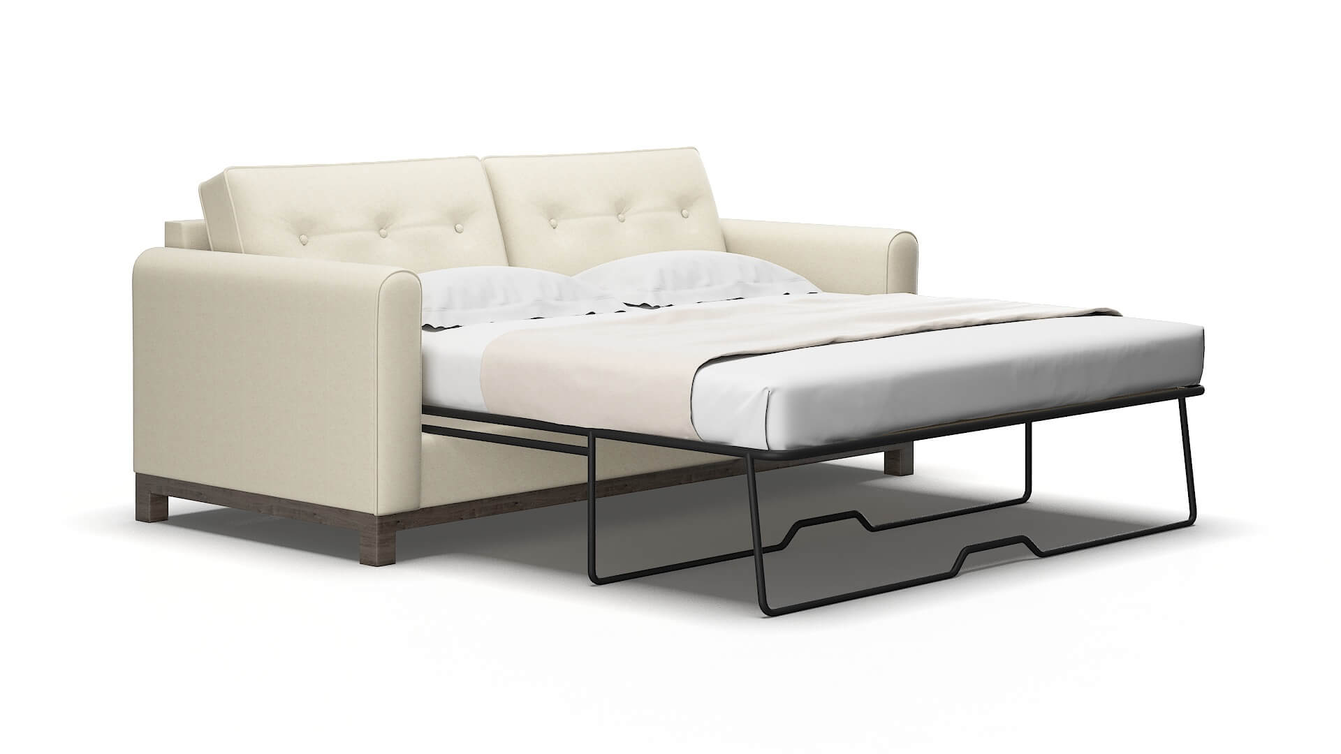 Rio Lana sand Sofa sleeper Espresso Legs  2