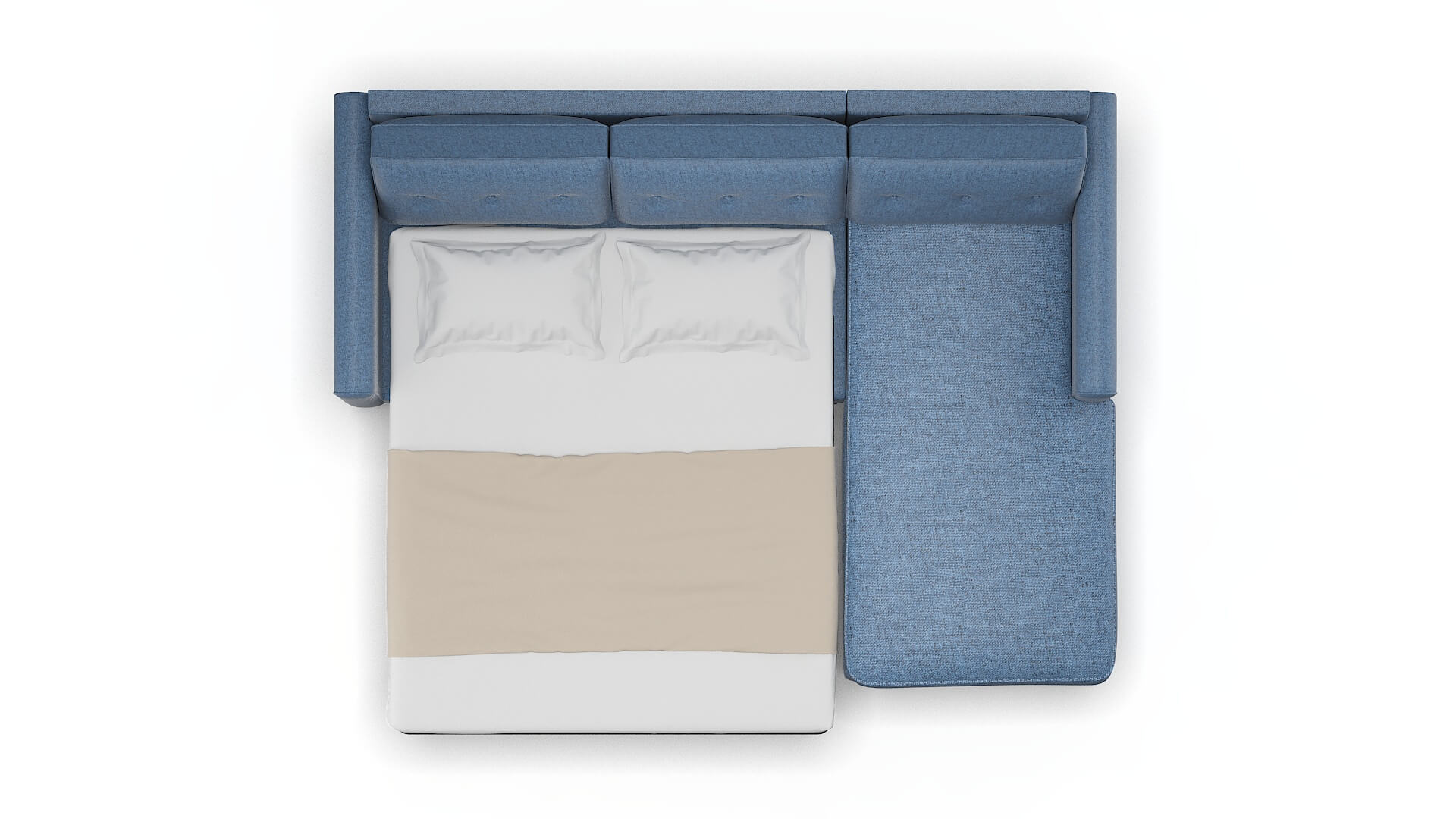 Rio Leslie Indigo Panel Sleeper Espresso legs 3