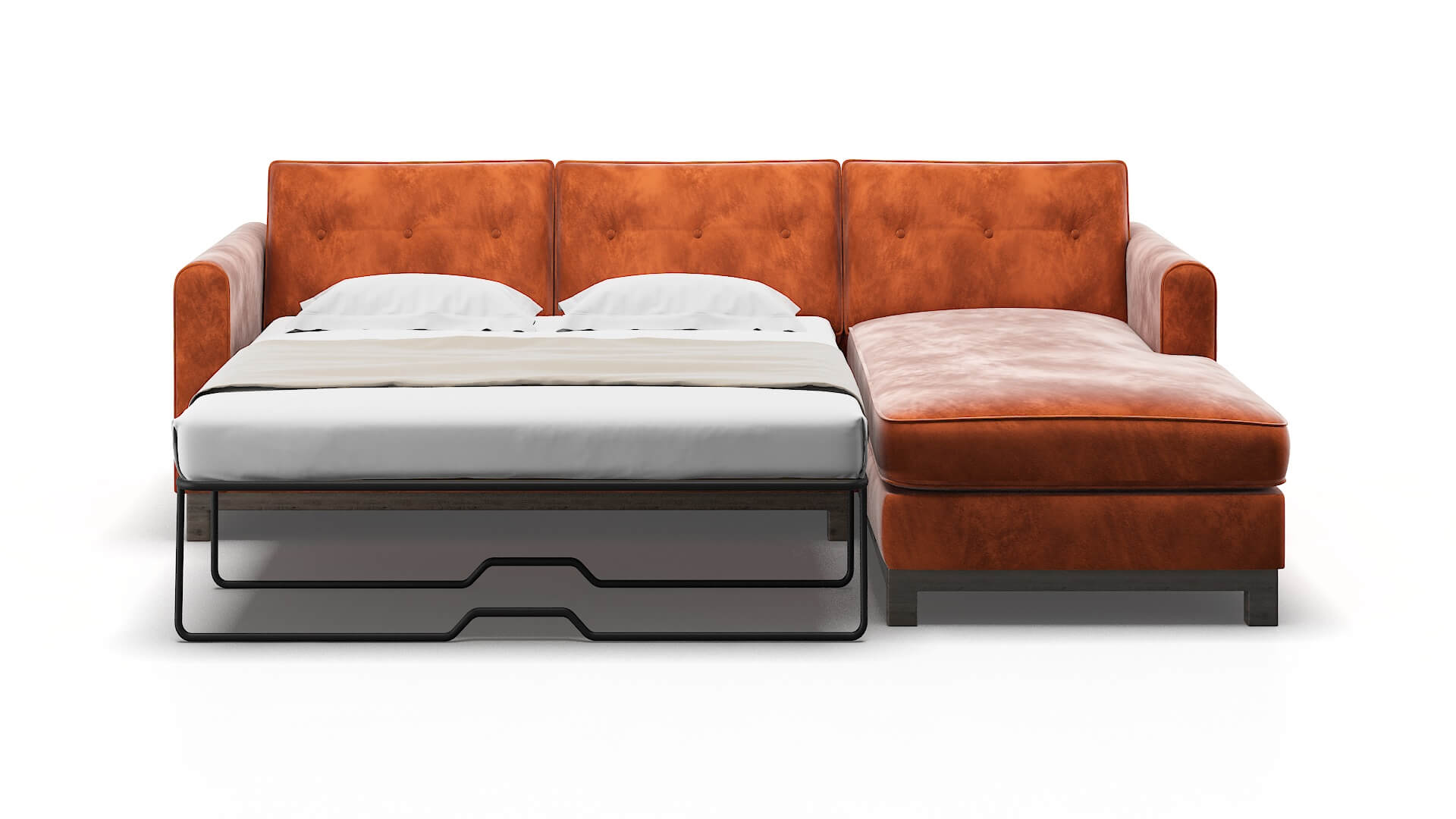 Rio Loft Copper Panel Sleeper Espresso legs 1