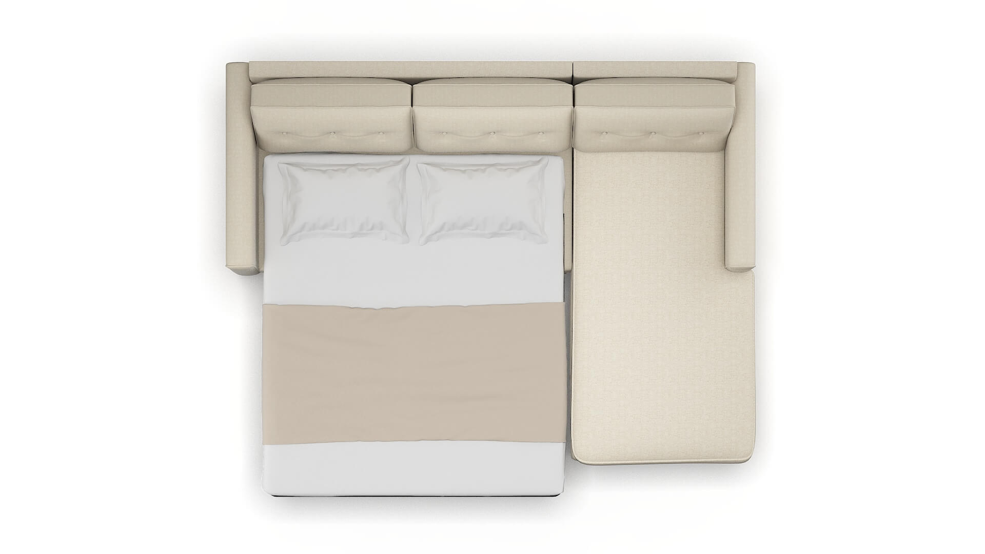 Rio Malibu Sand Panel Sleeper Espresso legs 3