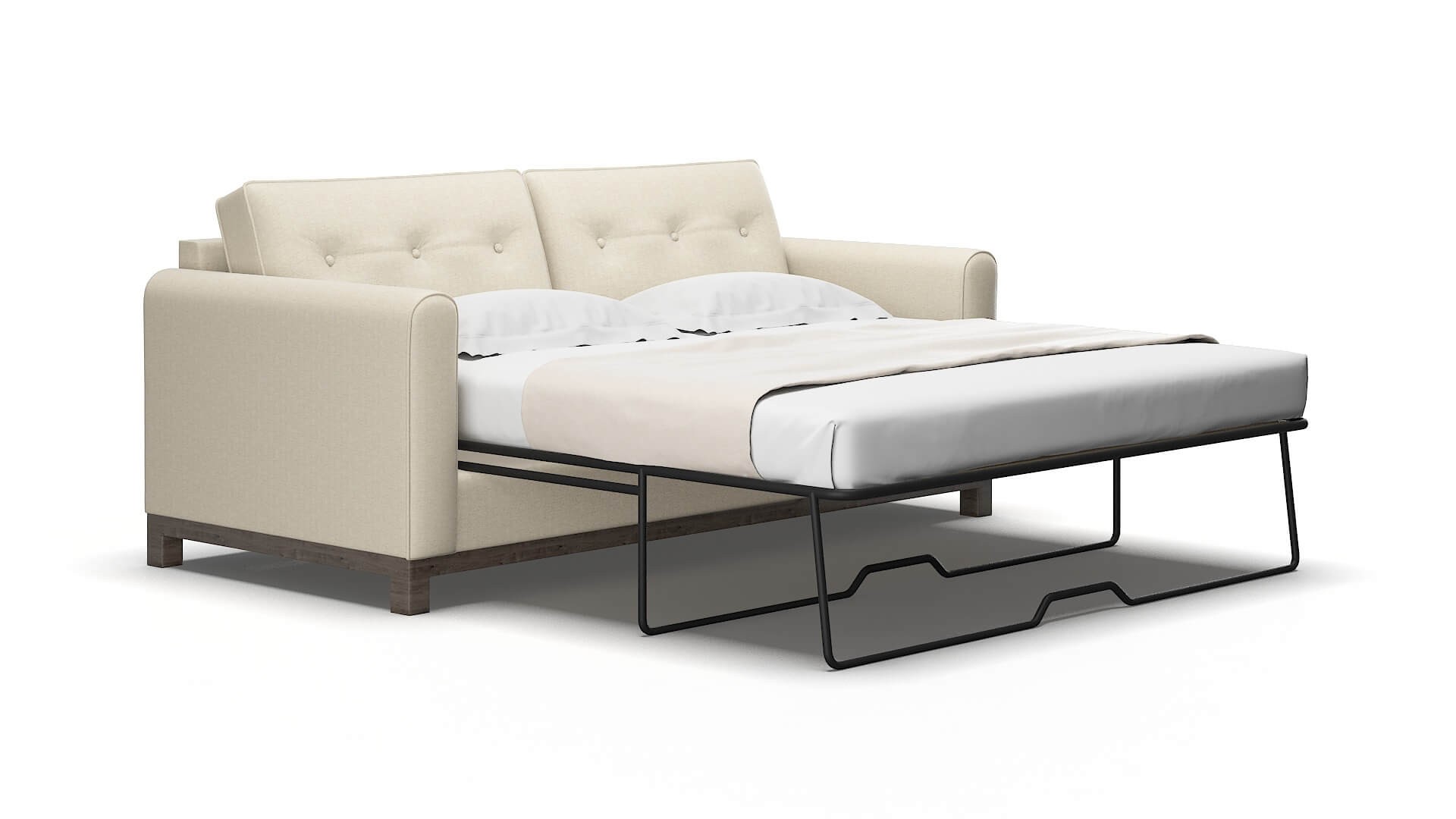 Rio Malibu sand Sofa sleeper Espresso Legs  2