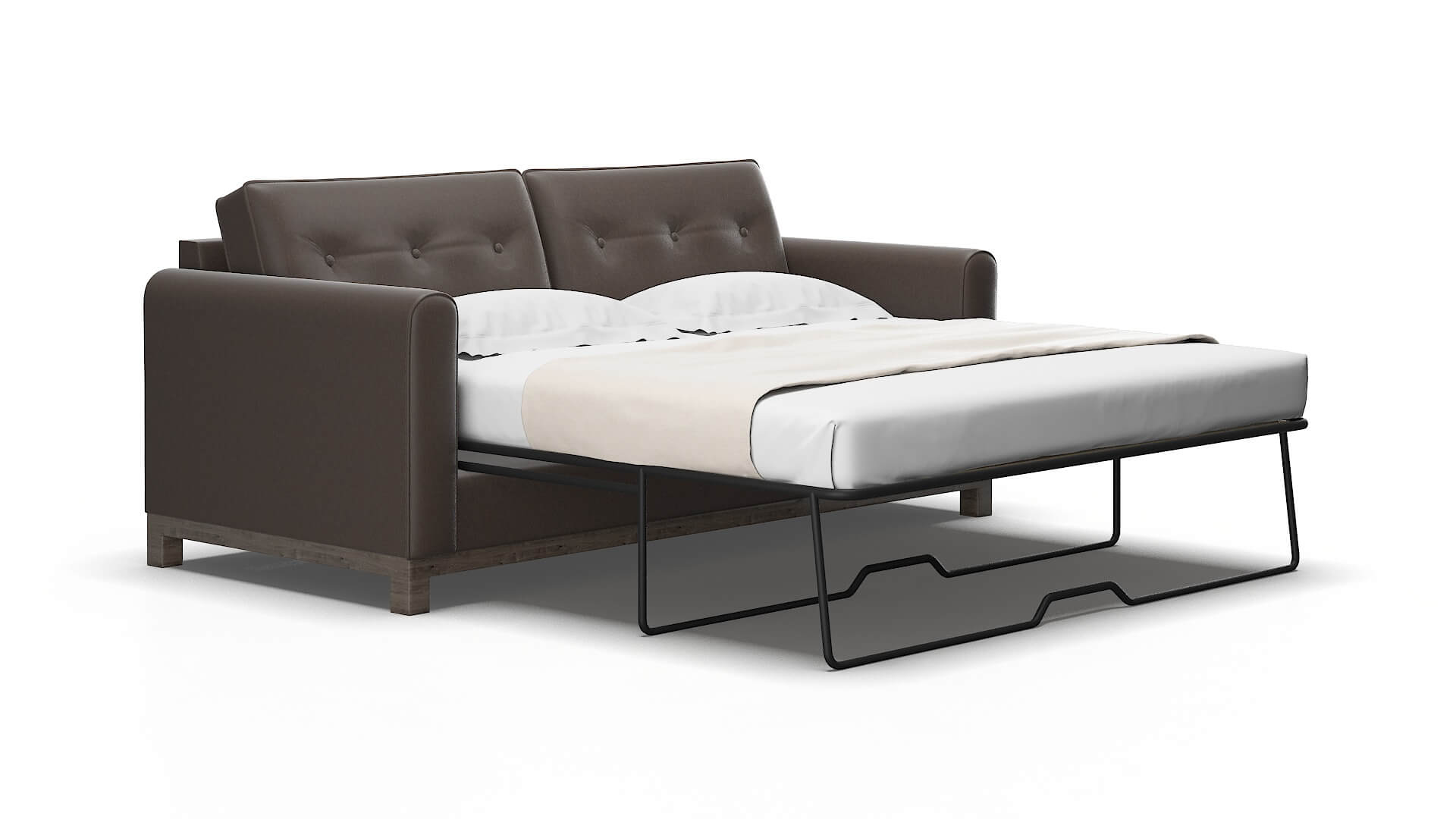 Rio Naples Graphite Sofa Sleeper espresso legs 2
