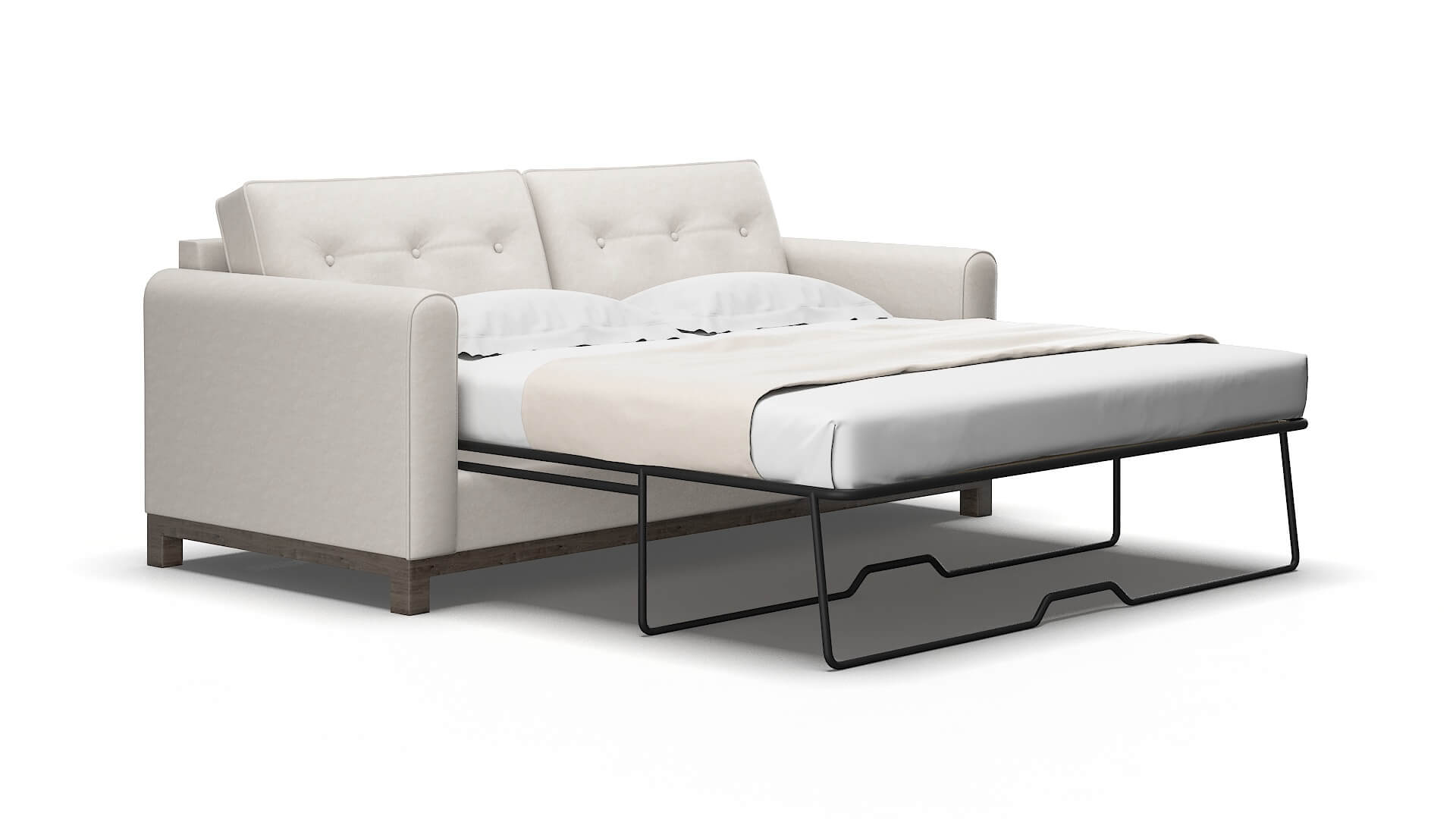 Rio Noble Grey Sofa Sleeper Espresso legs 2