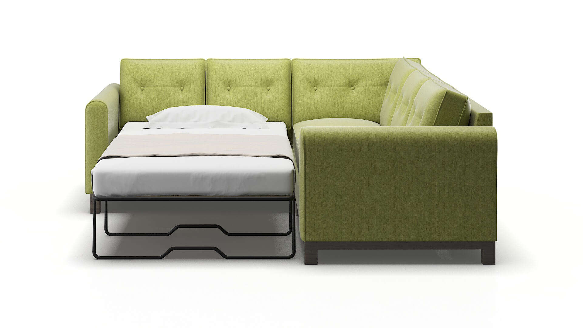 Rio Notion Appletini Sectional Sleeper Espresso legs 1
