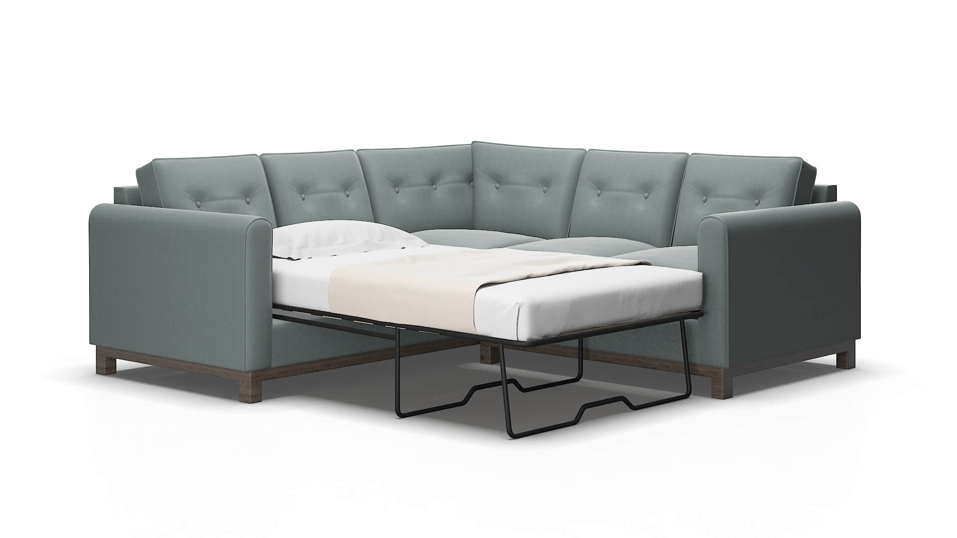 Rio Oakley baltic Sectional sleeper Espresso Legs  2