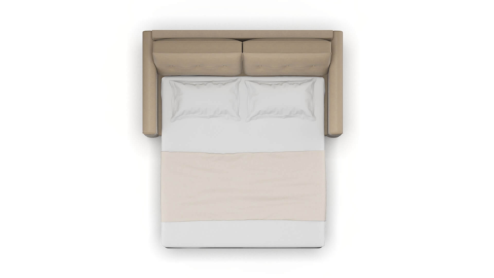 Rio Oakley Taupe Sofa Sleeper Espresso legs 3