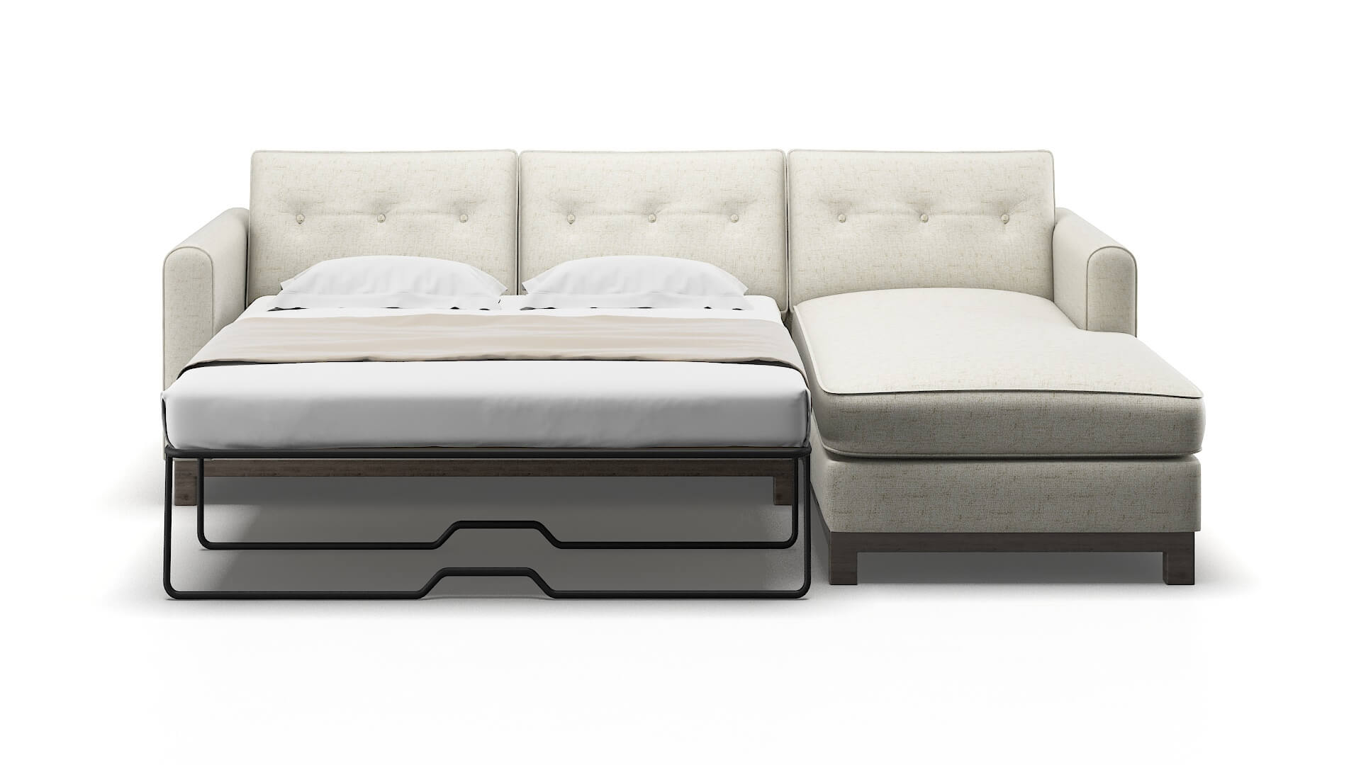 Rio Oceanside Birch Panel Sleeper Espresso legs 1