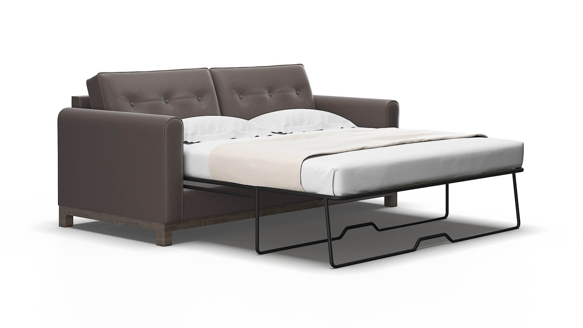 Rio Oscar chocolate Sofa sleeper Espresso Legs  2