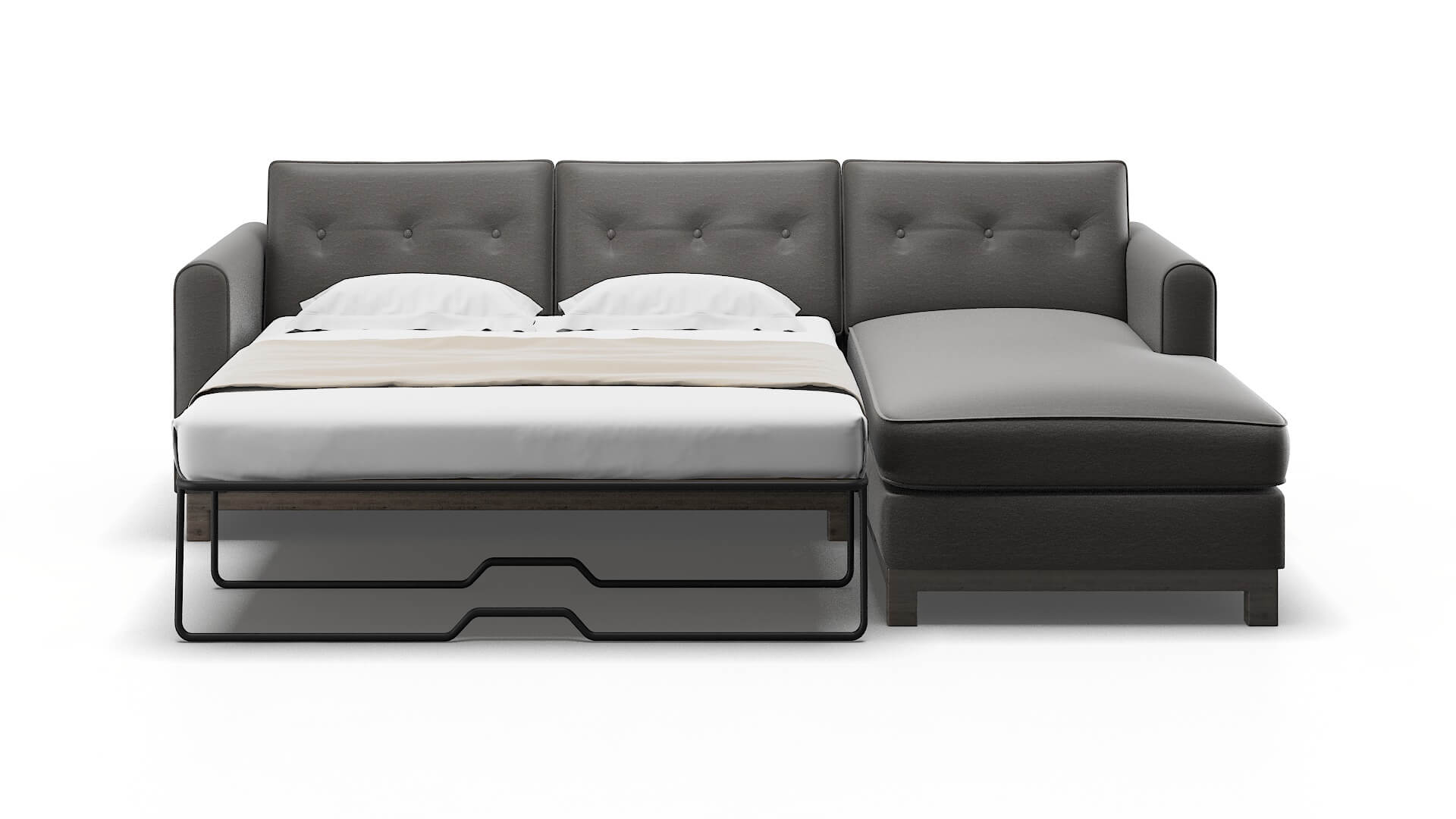 Rio Oscar Grey Panel Sleeper Espresso legs 1
