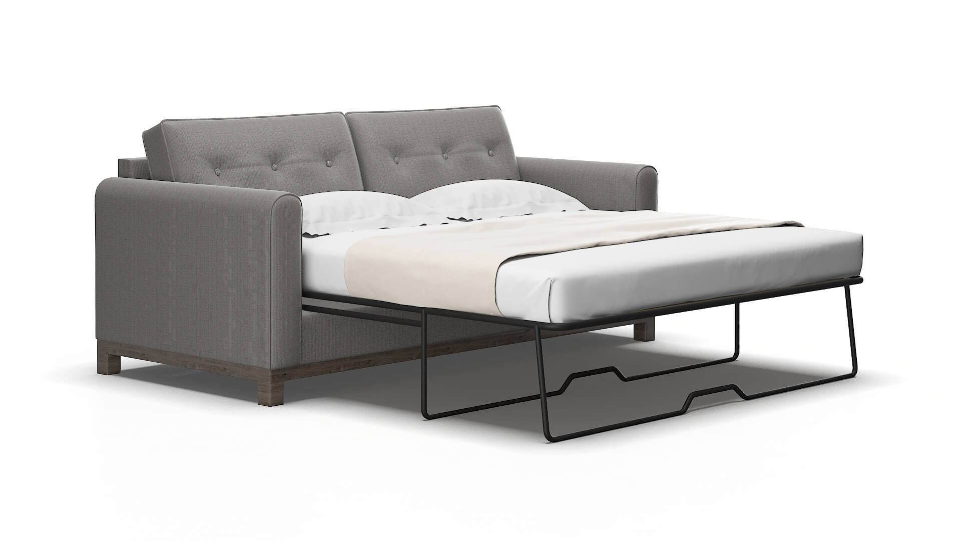 Rio Parker graphite Sofa sleeper Espresso Legs  2