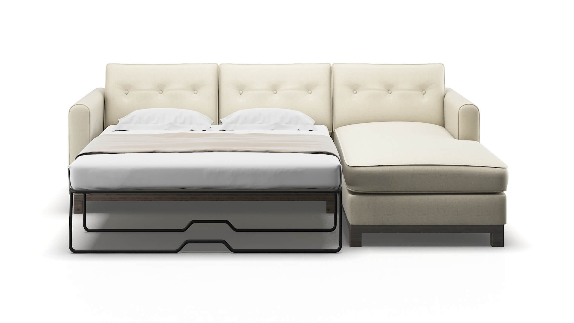 Rio Phoenix Ivory Panel Sleeper Espresso legs 1