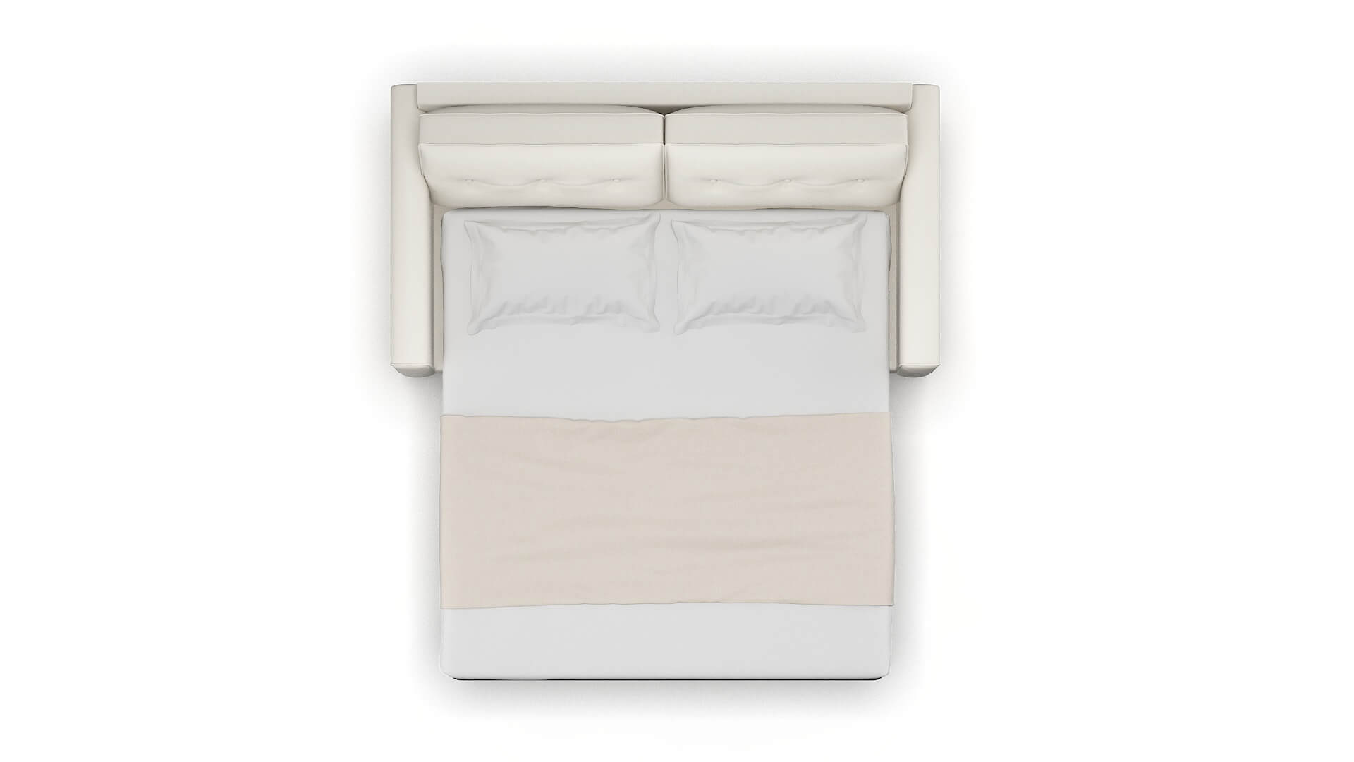 Rio R_prize Cream Sofa Sleeper Espresso legs 3