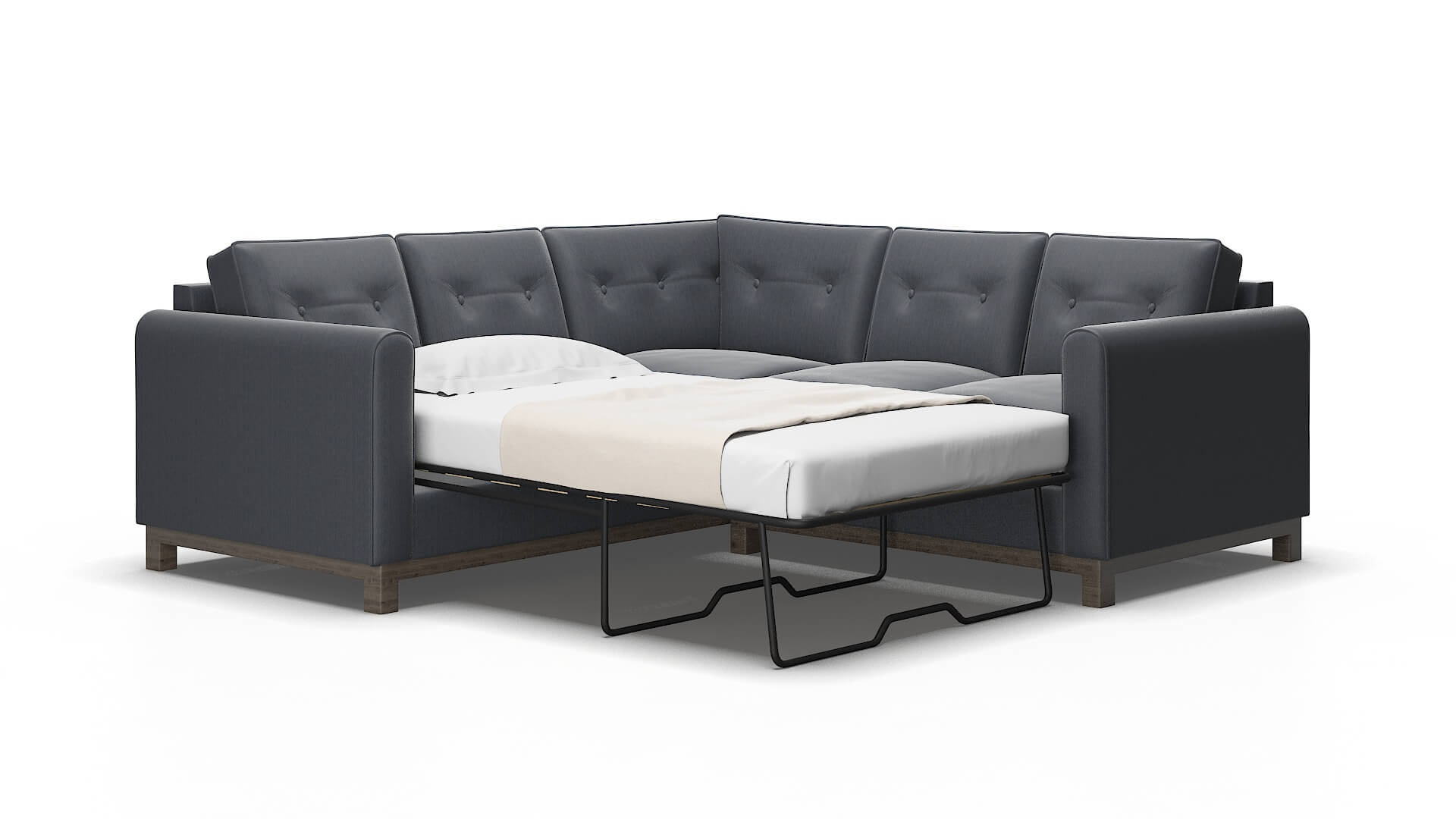 Rio Rocket Eclipse Sectional Sleeper Espresso legs 2