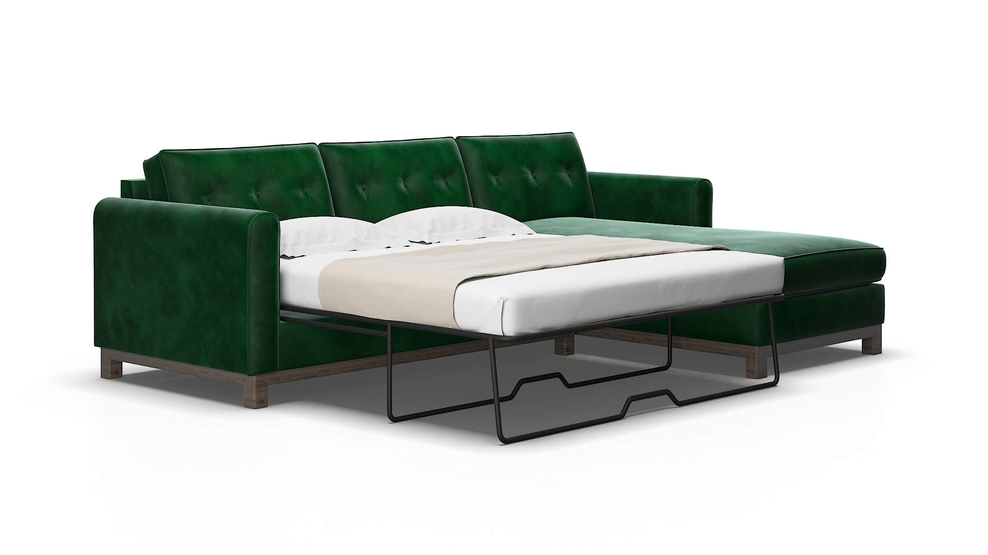 Rio Royale evergreen Panel sleeper Espresso Legs  2