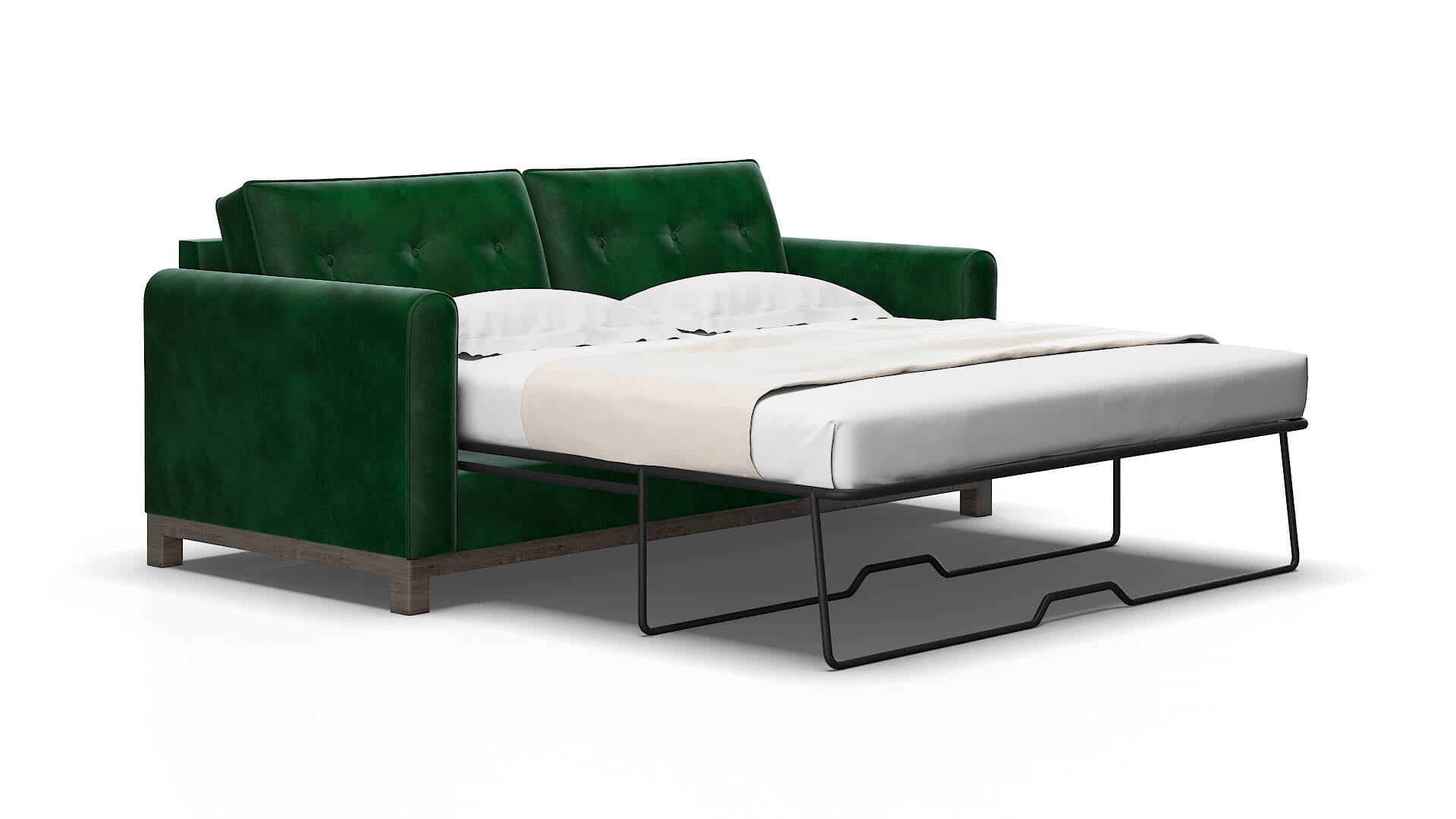 Rio Royale evergreen Sofa sleeper Espresso Legs  2