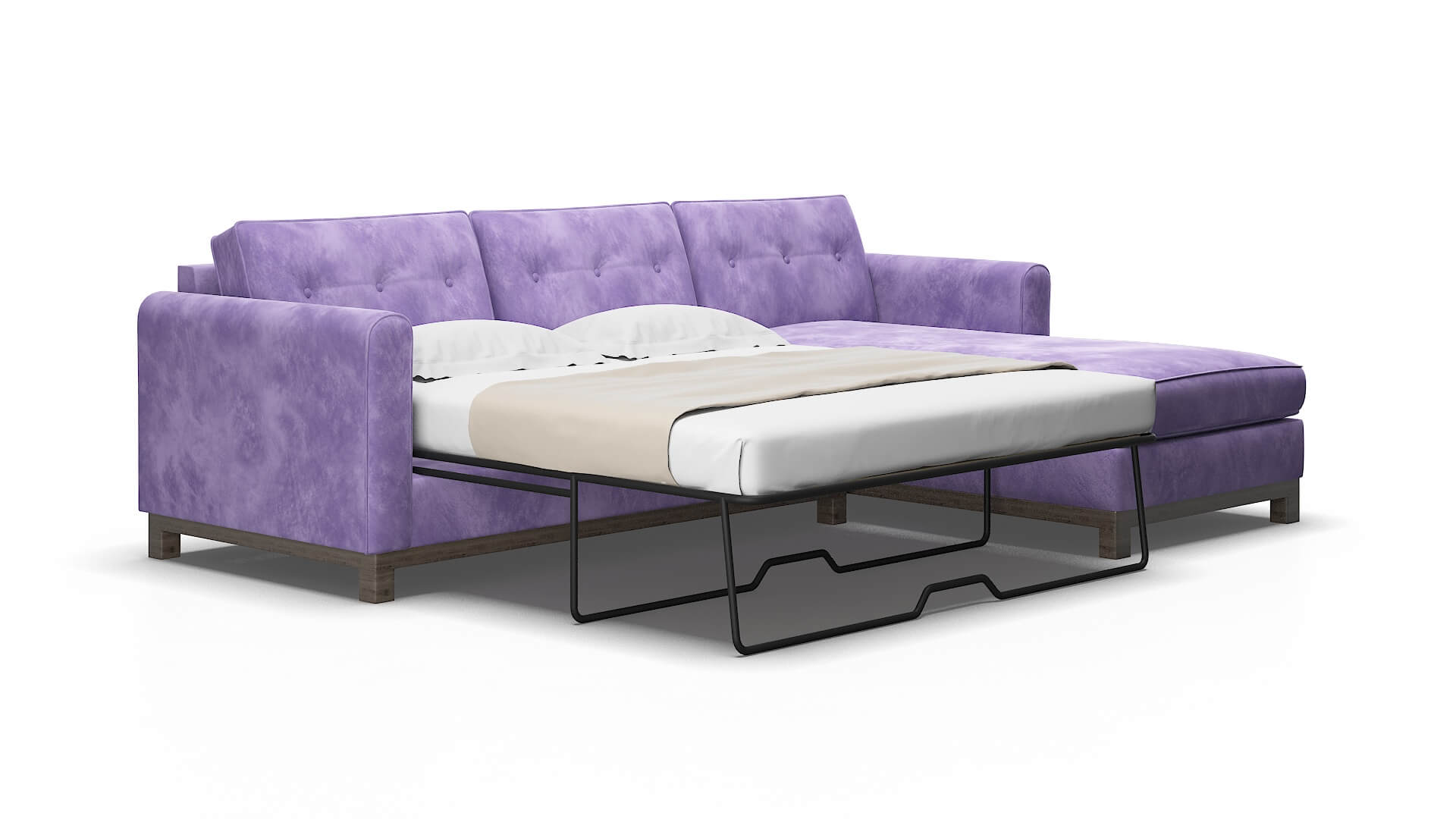 Rio Royale lavender Panel sleeper Espresso Legs  2