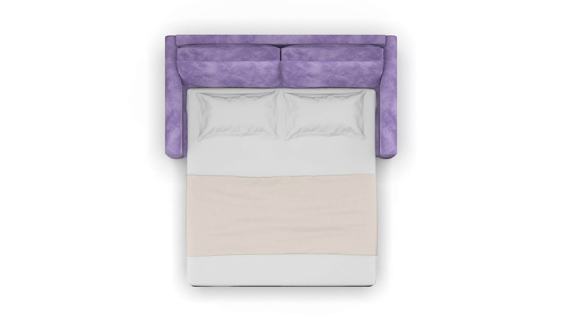 Rio Royale Lavender Sofa Sleeper Espresso legs 3