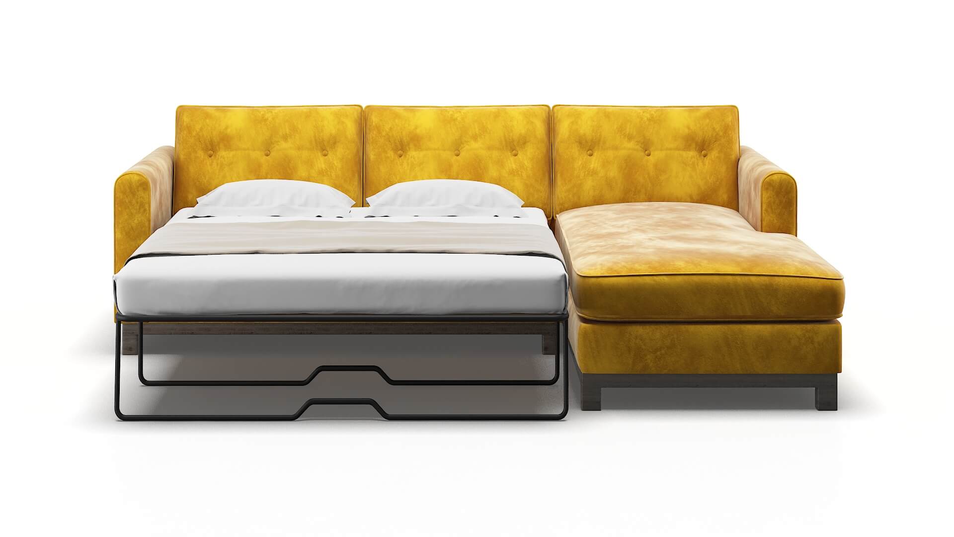 Rio Royale Marigold Panel Sleeper Espresso legs 1