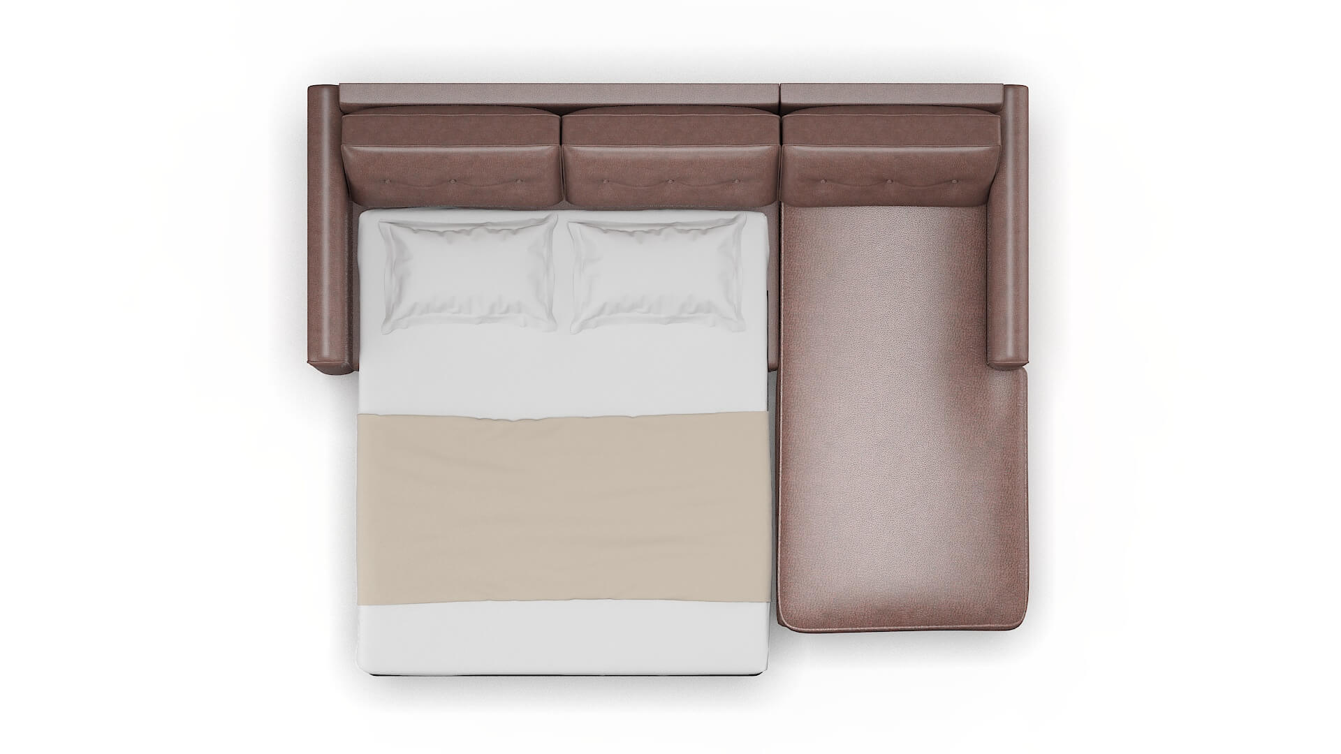 Rio Royale Mocha Panel Sleeper Espresso legs 3