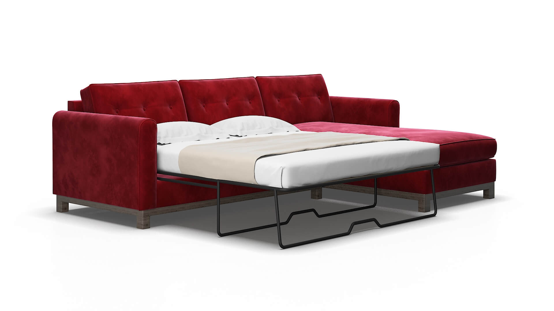 Rio Royale Ruby Panel Sleeper Espresso legs 2