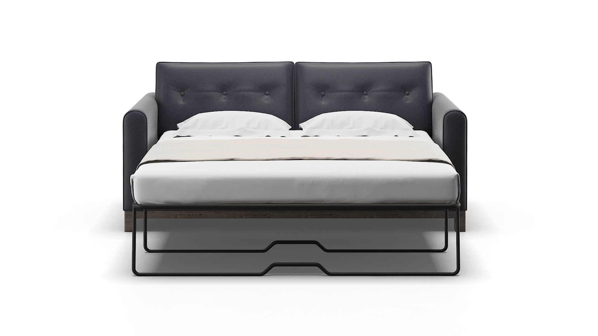 Rio Sasha Navy Sofa Sleeper Espresso legs 1