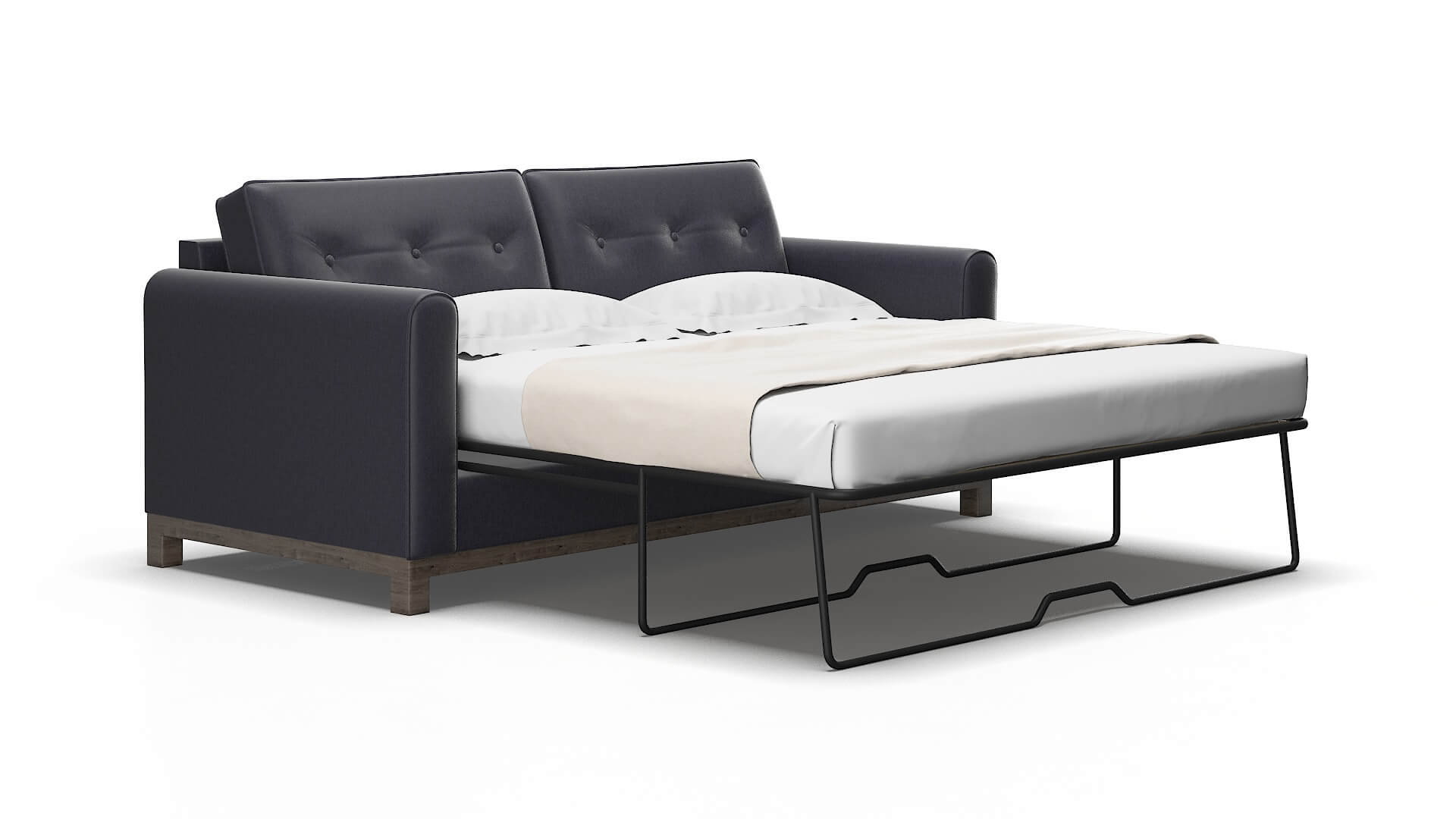 Rio Sasha navy Sofa sleeper Espresso Legs  2