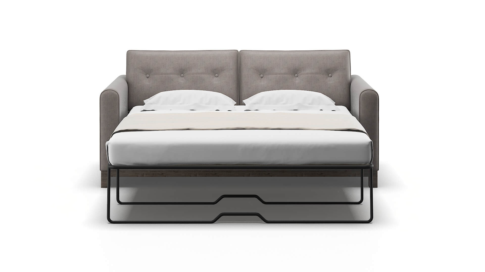 Rio Suave Slate Sofa Sleeper Espresso legs 1