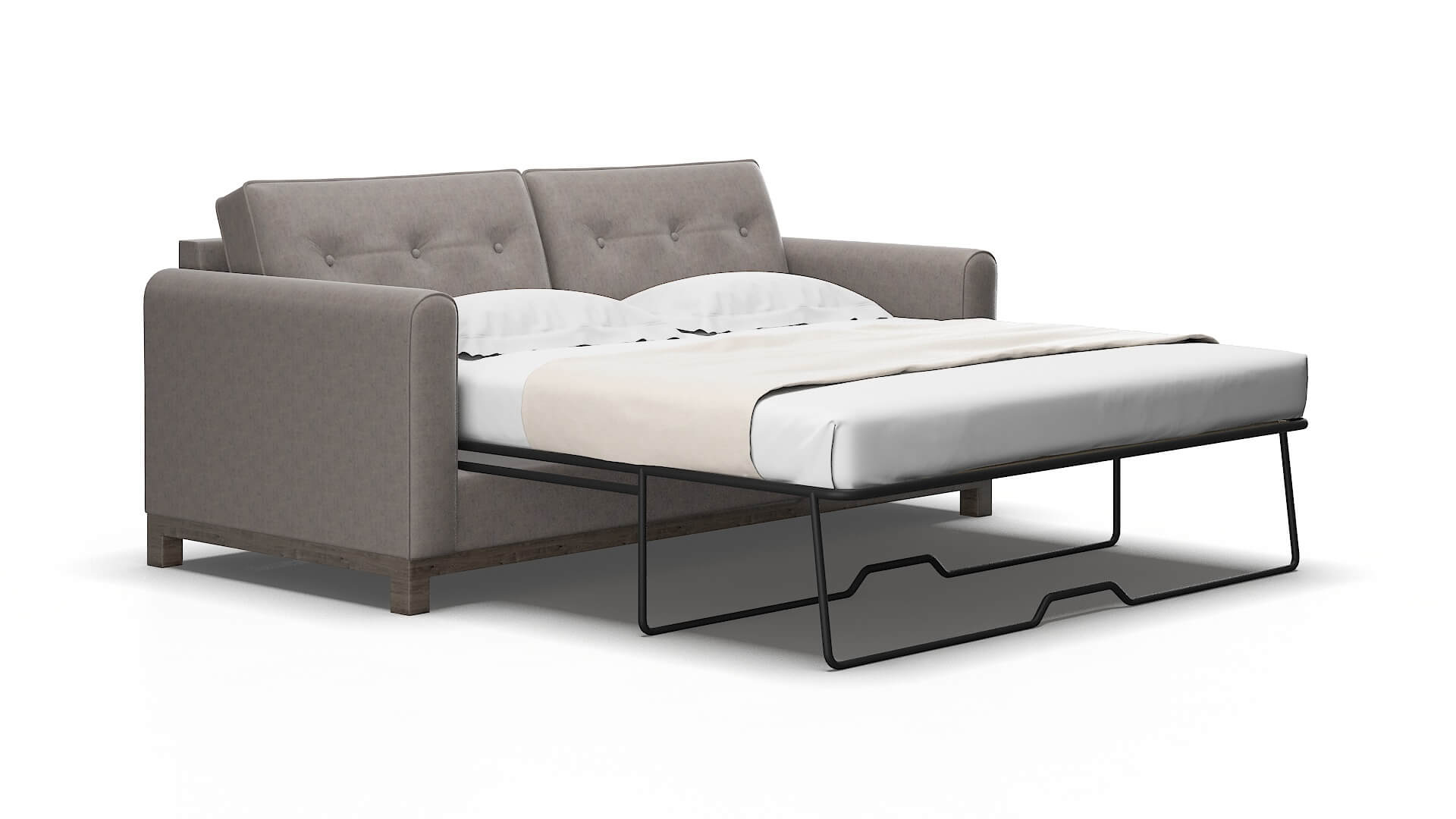 Rio Suave Slate Sofa Sleeper Espresso legs 2