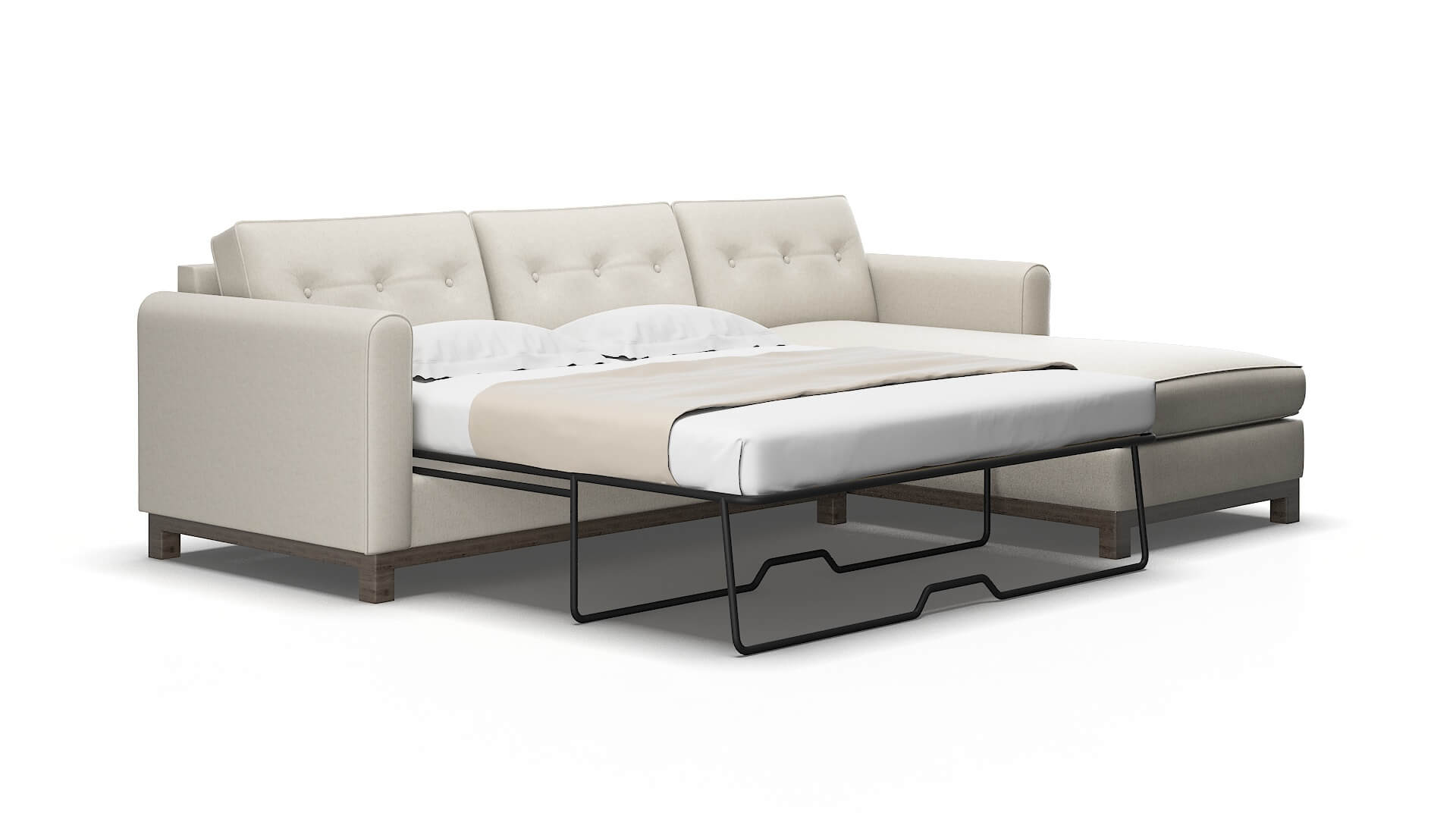 Rio Terrain natural Panel sleeper Espresso Legs  2