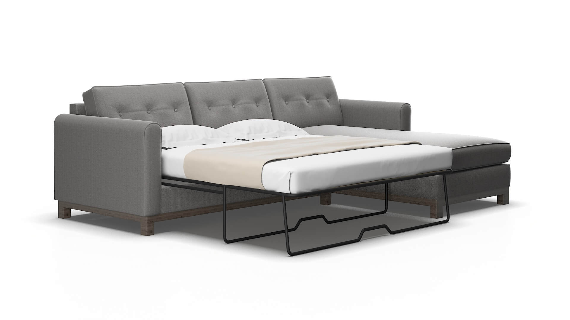 Rio Terrain oatmeal Panel sleeper Espresso Legs  2